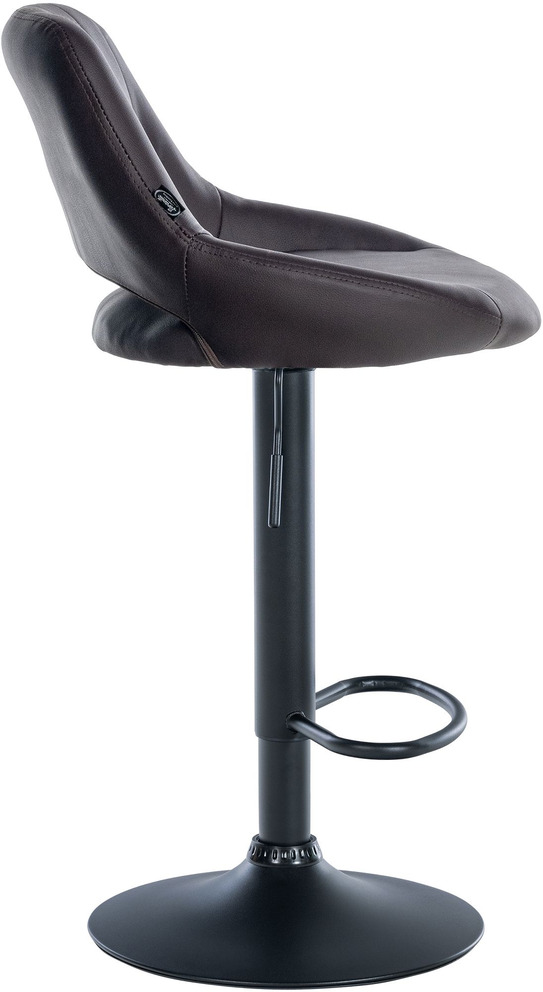 Tabouret de bar Milet en similicuir
