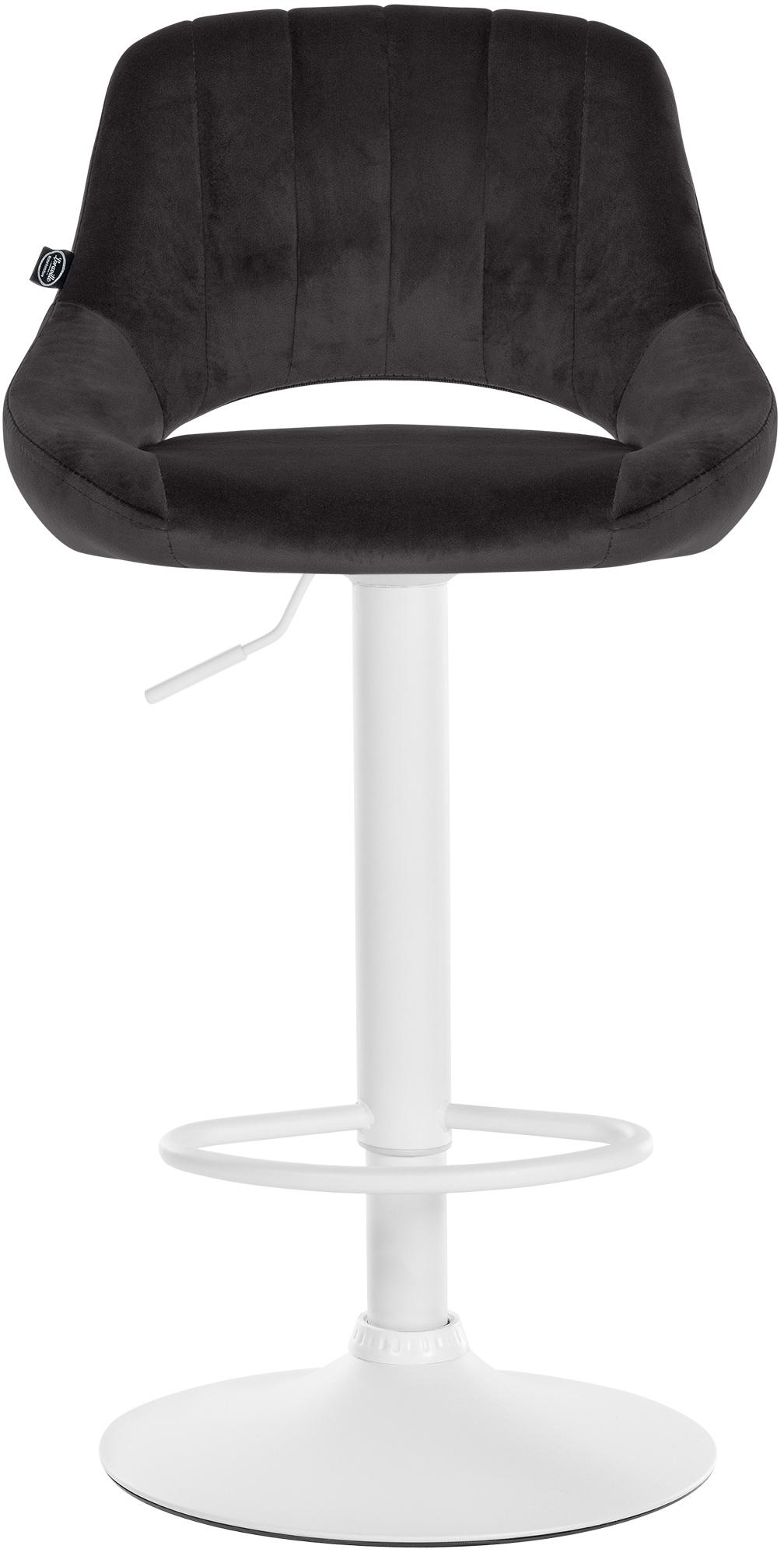 Tabouret de bar Milet en velours