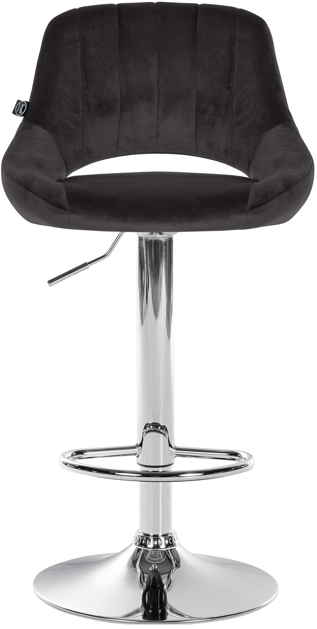 Tabouret de bar Milet en velours
