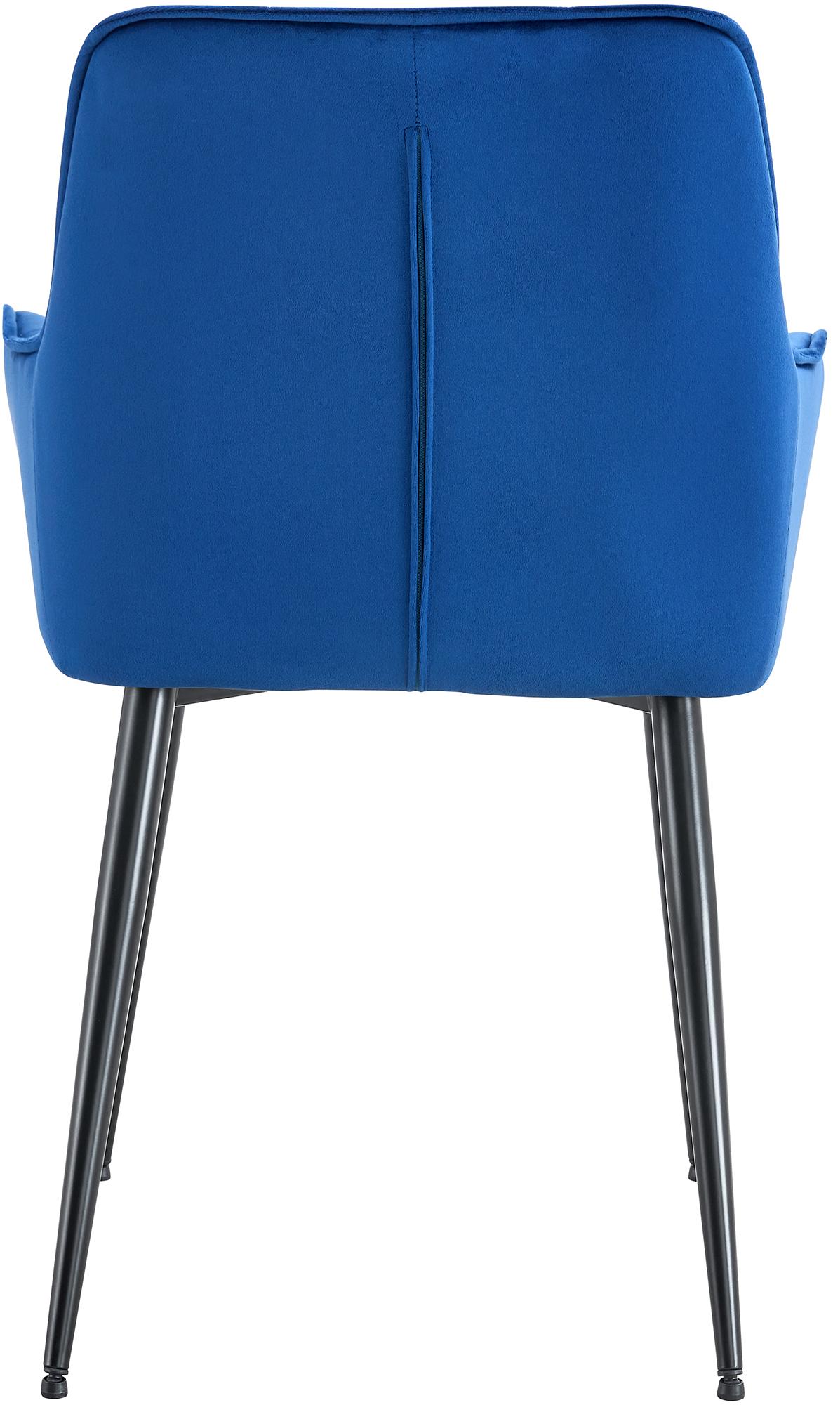 Lot de 2 chaises de salle à manger Ferndale velours