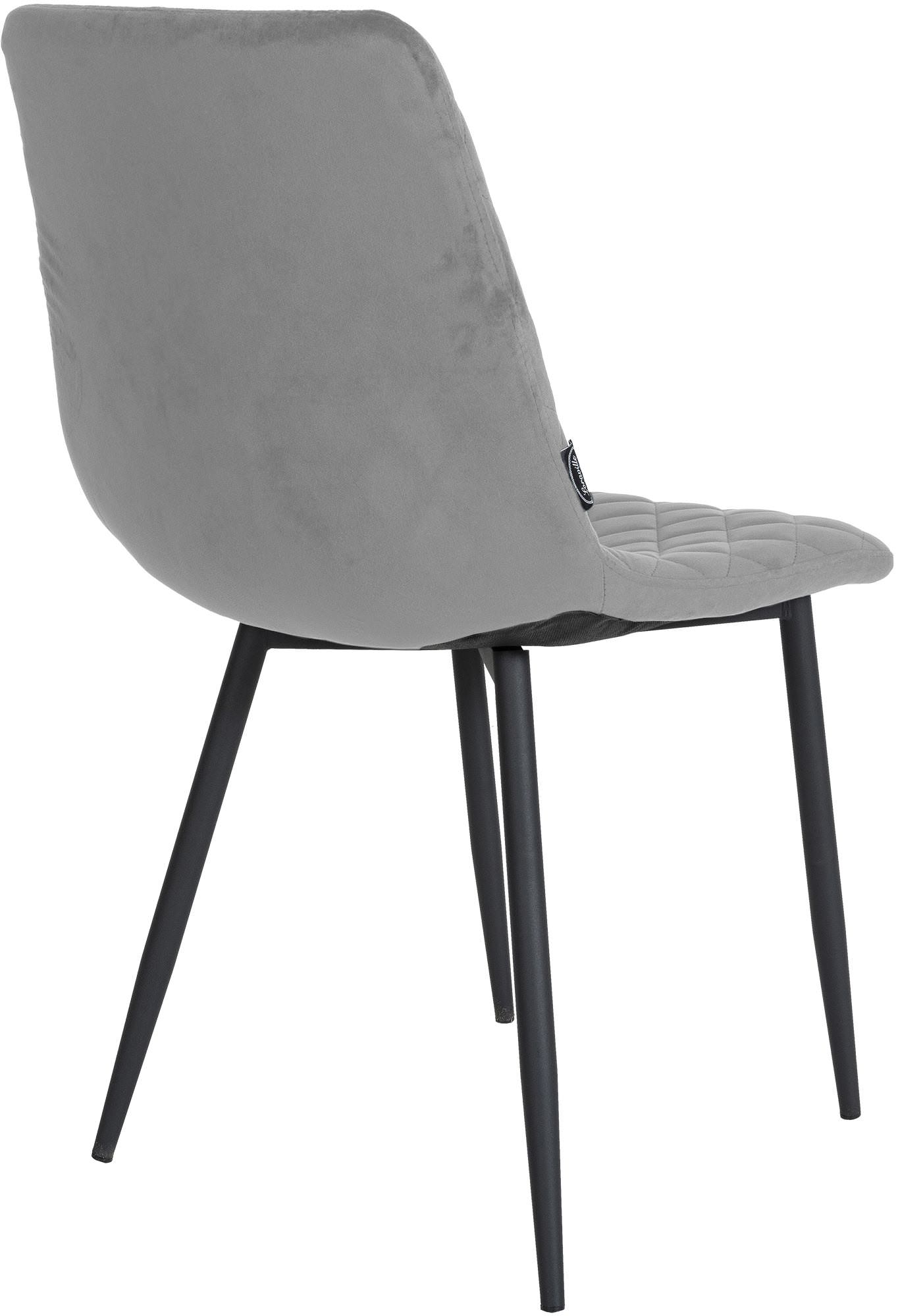 Lot de 4 chaises Telde velours