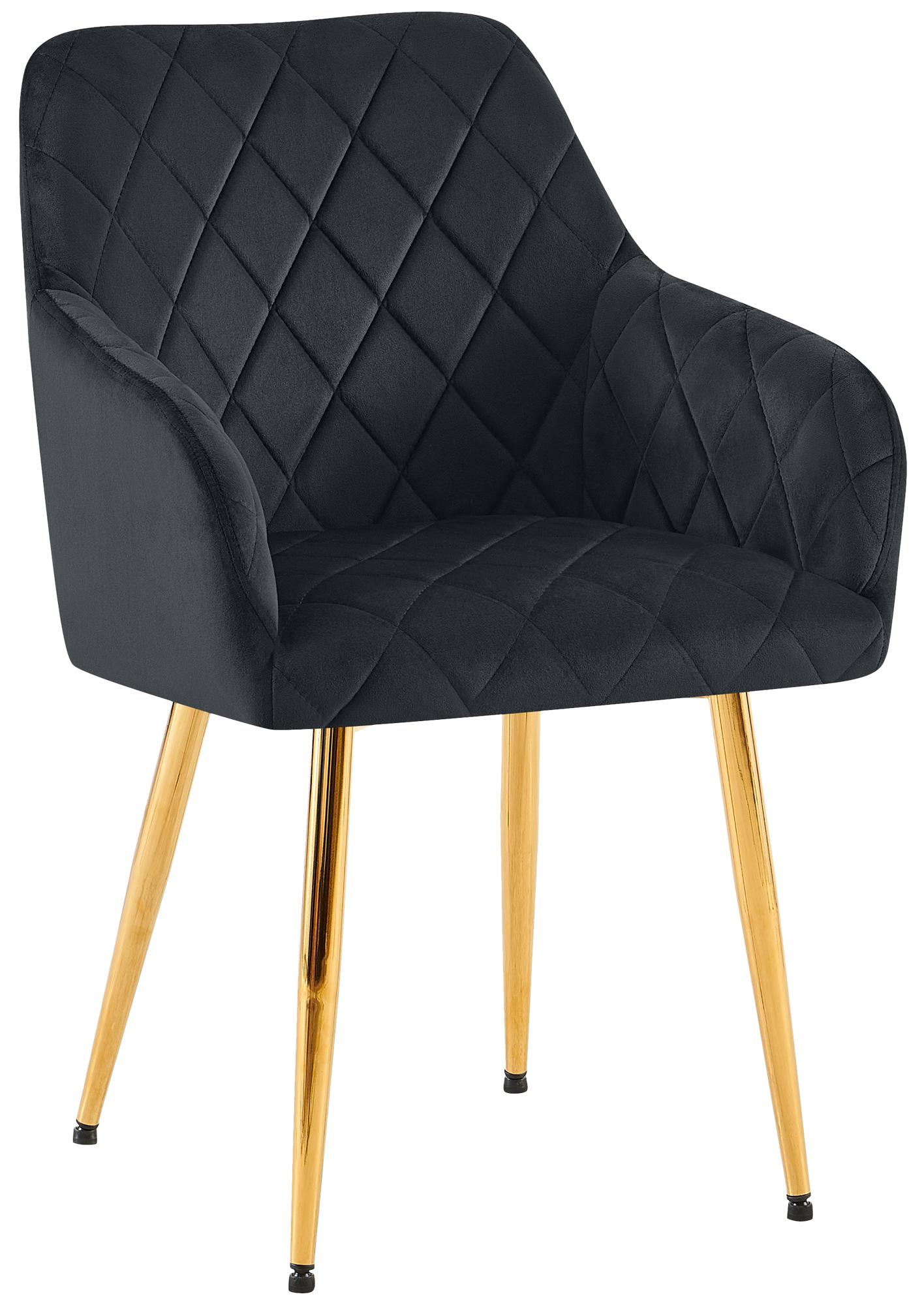 Chaise de salle à manger Monett Velours