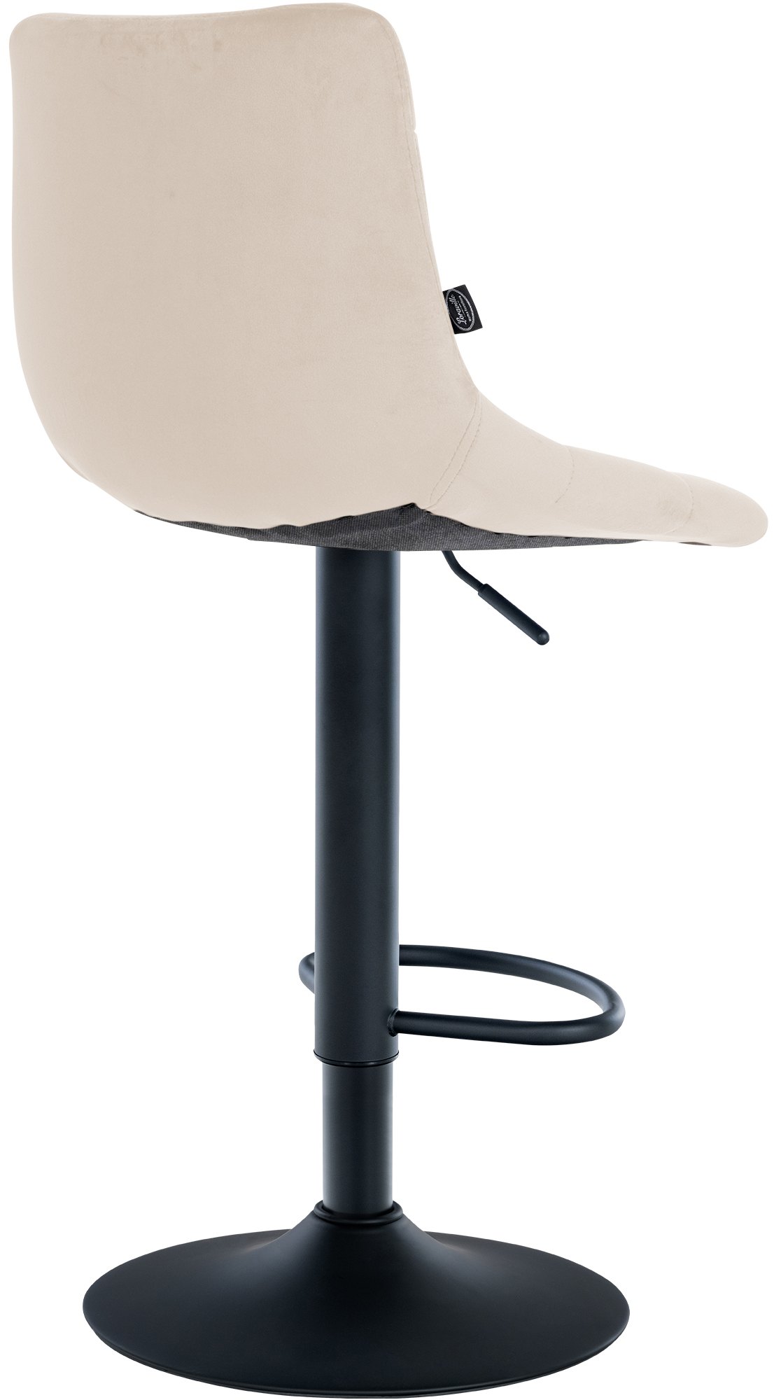 Tabouret de bar Jerry velours
