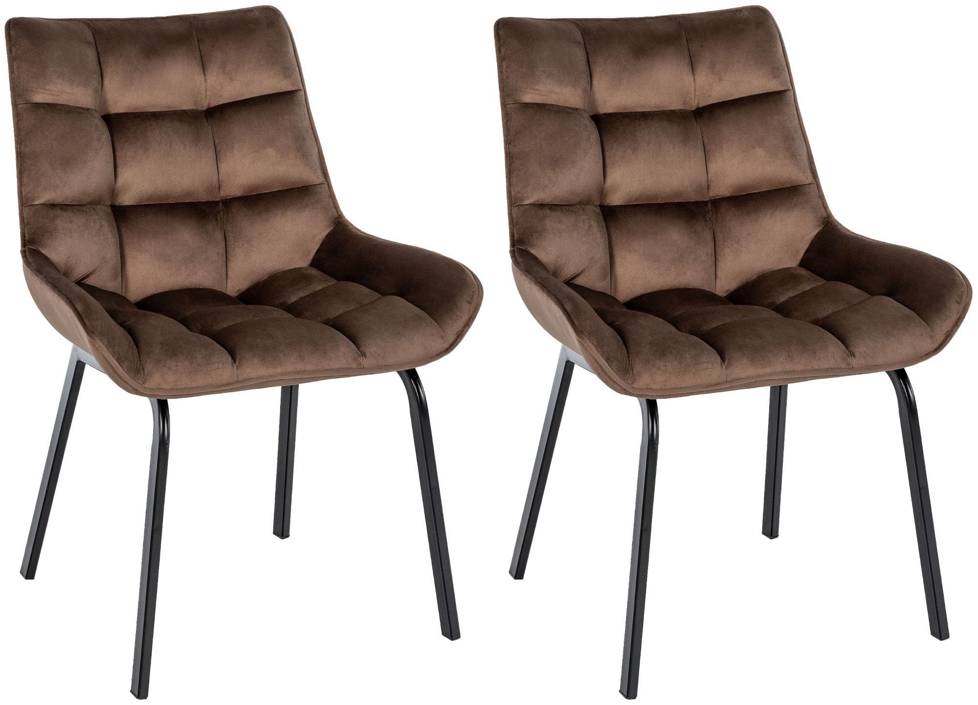 Lot de 2 chaises de salle à manger Saranda