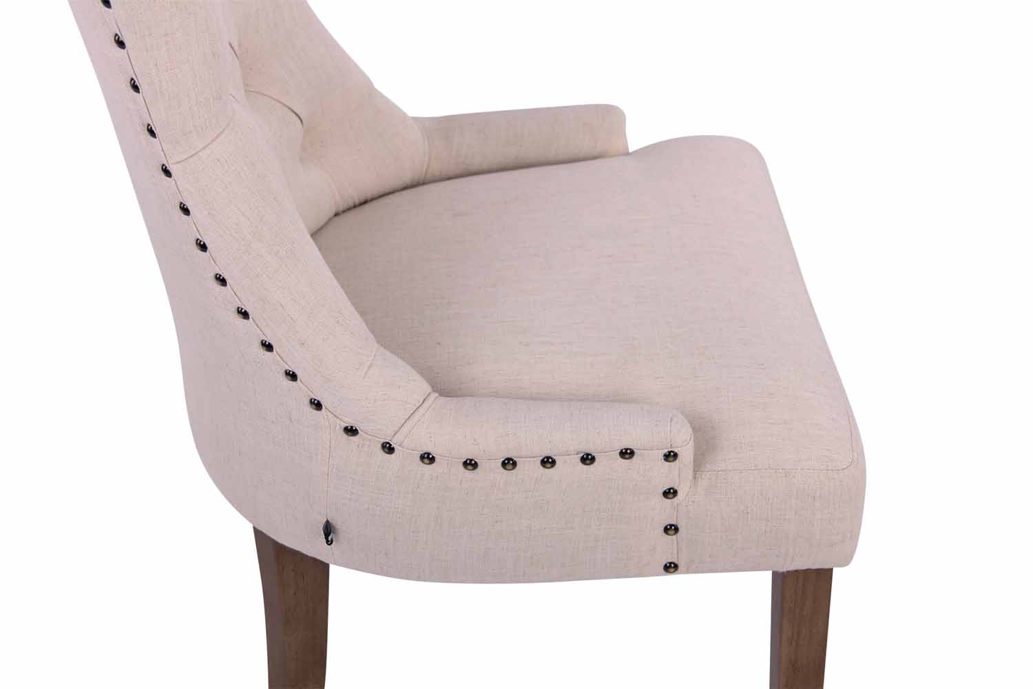 Lot de 2 chaises de salle à manger Aberdeen en tissu