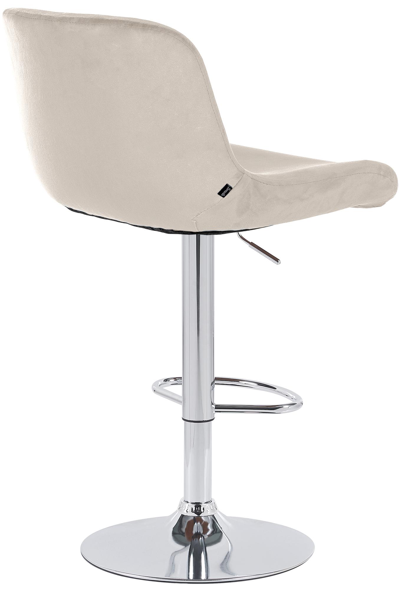 Lot de 2 tabourets de bar Solon chromés