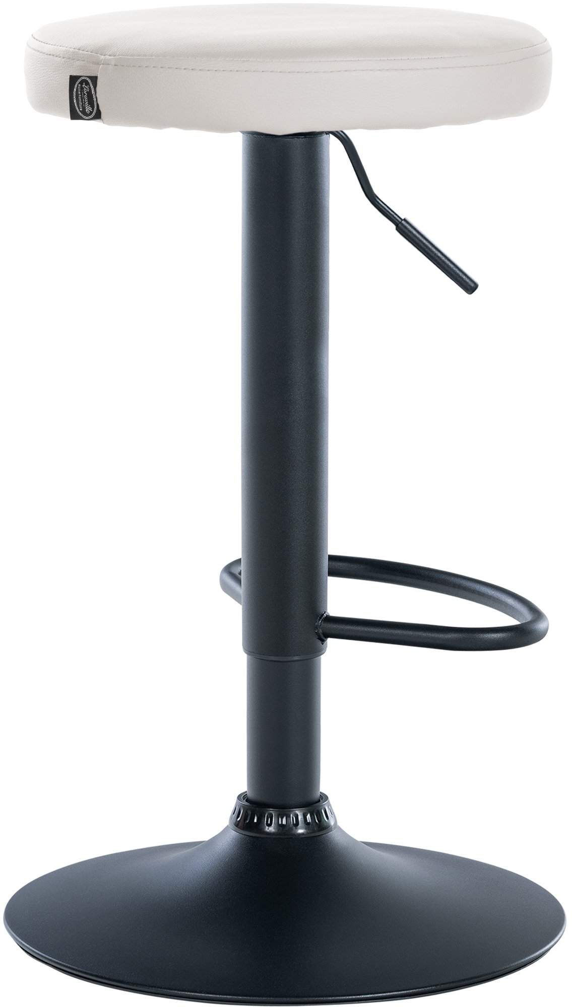 Lot de 2 tabourets de bar Ponte en similicuir