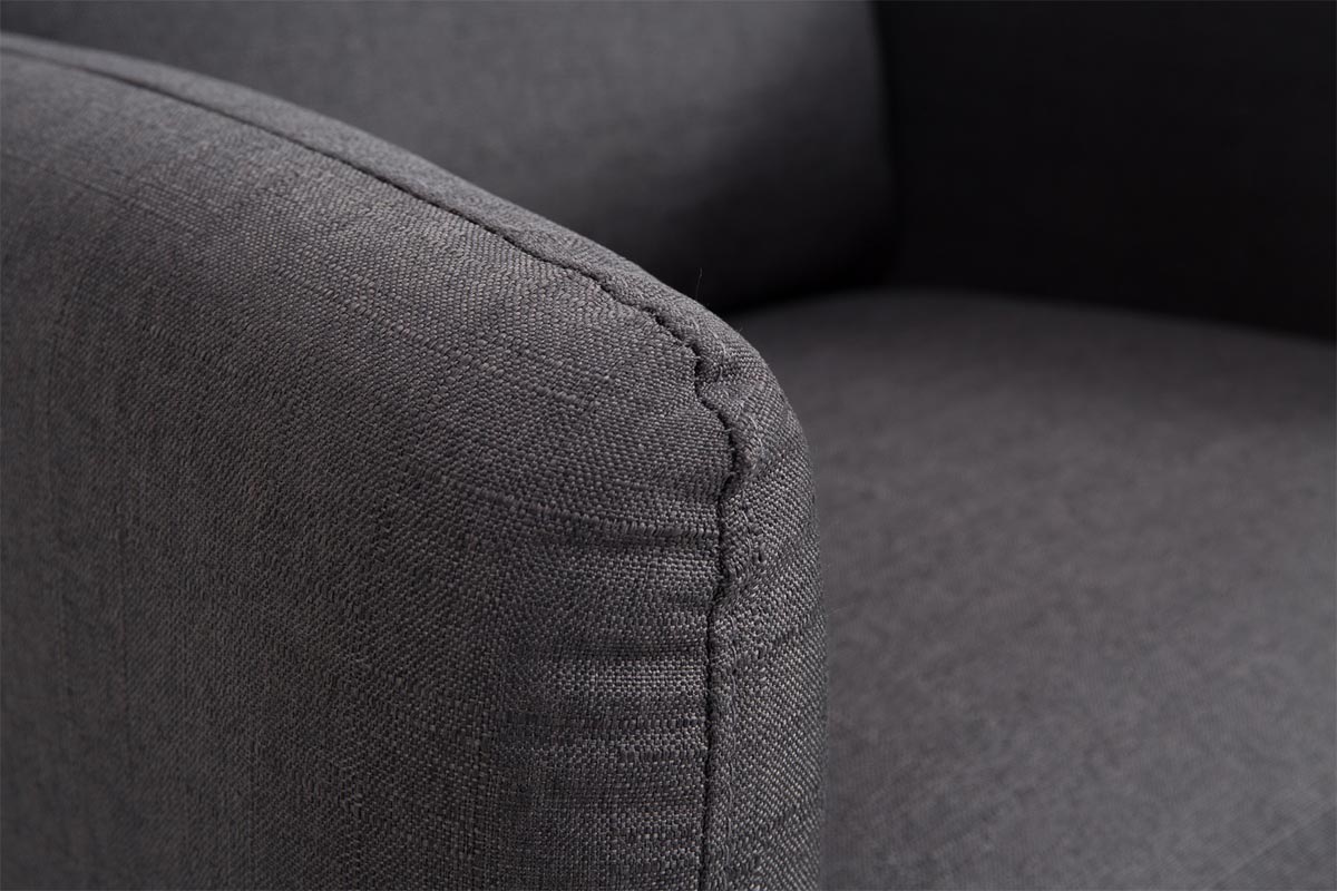 Fauteuil Tilgard en tissu