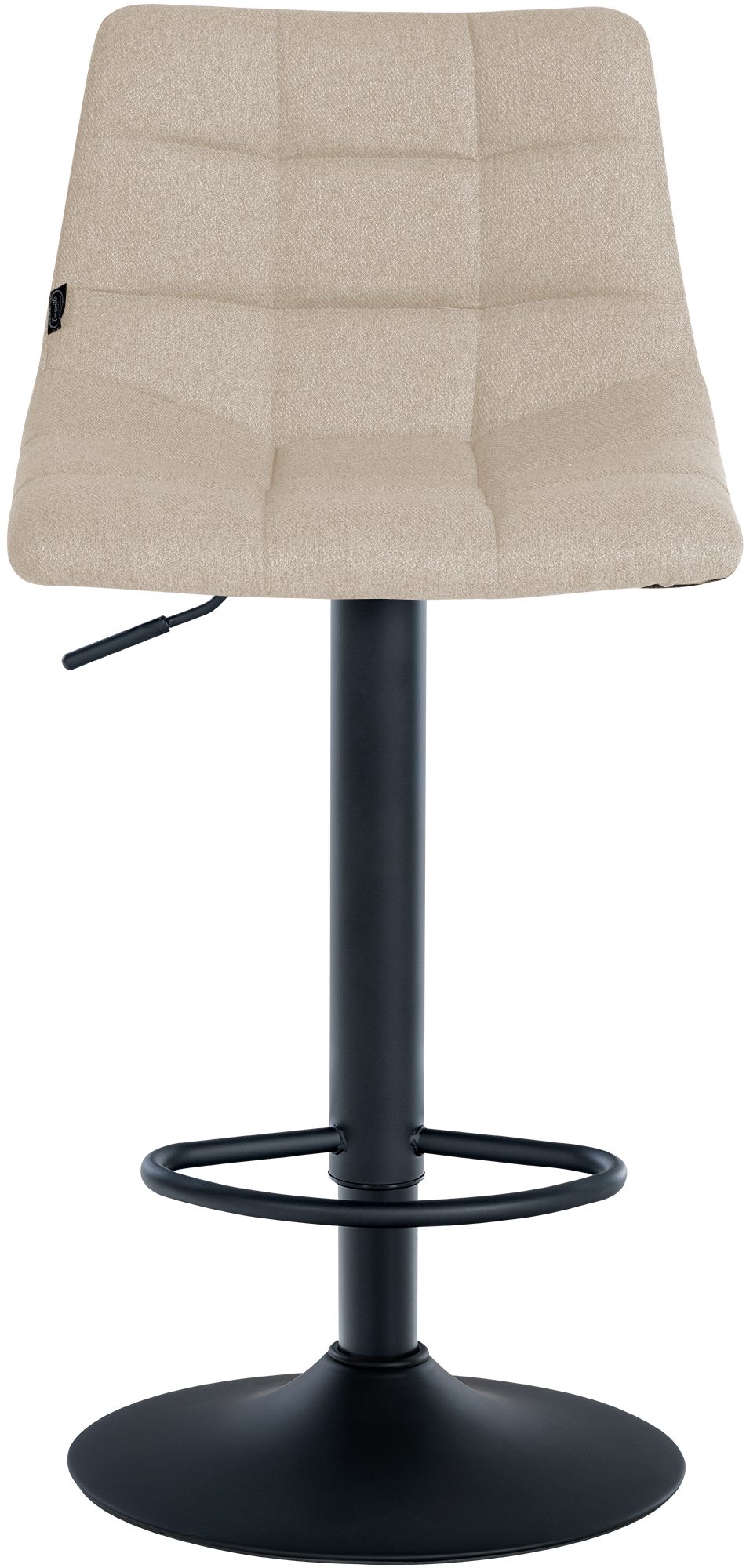 Lot de 2 tabourets de bar Jerry tissu