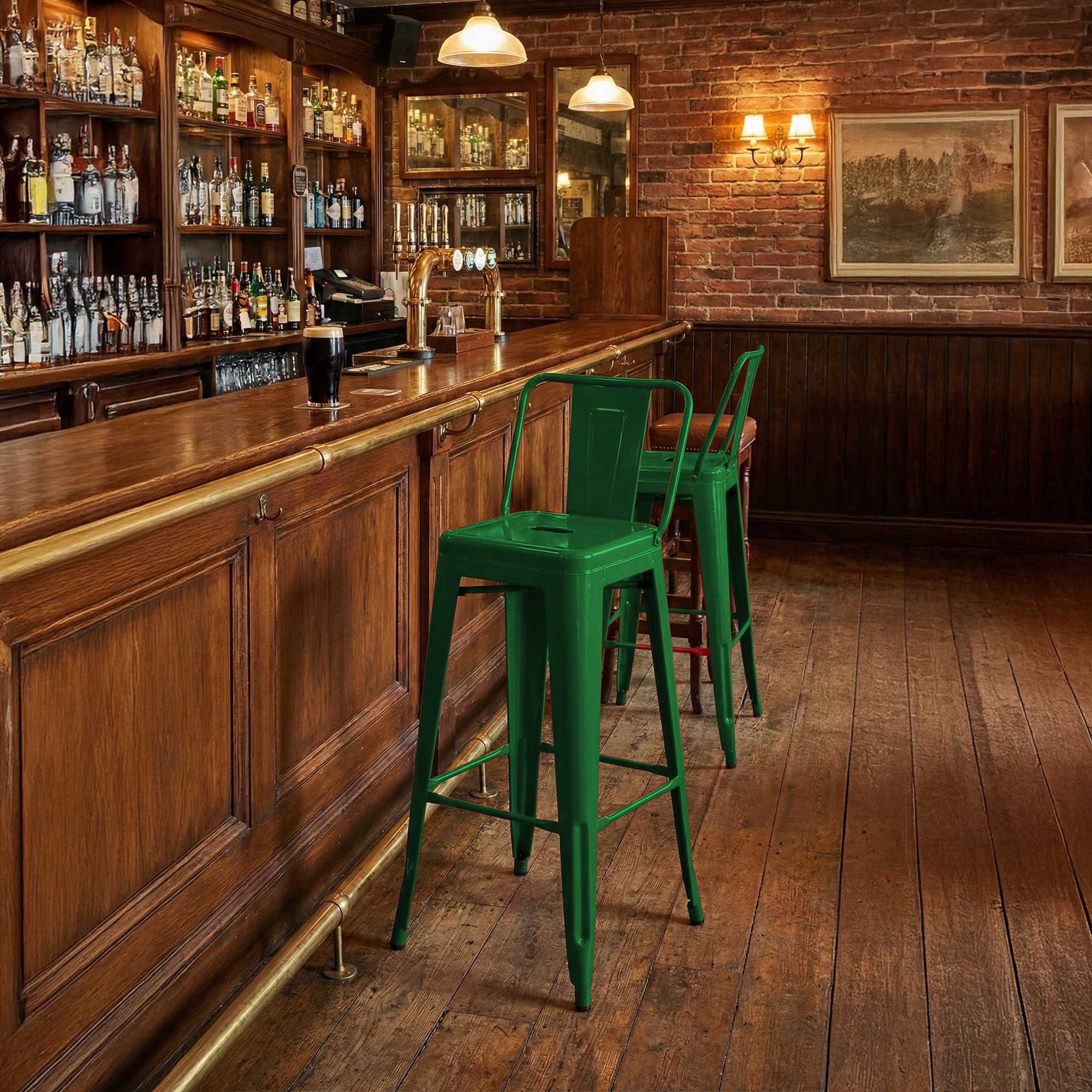 Lot de 2 Tabourets de Bar Mason
