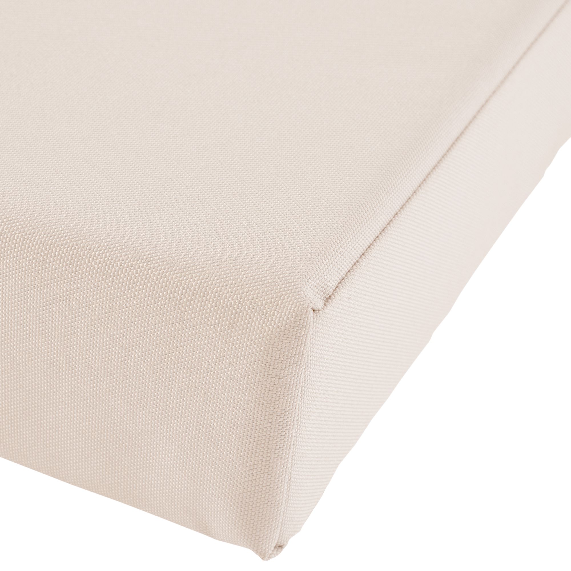 Banc de jardin en teck Daxon avec coussin d'assise