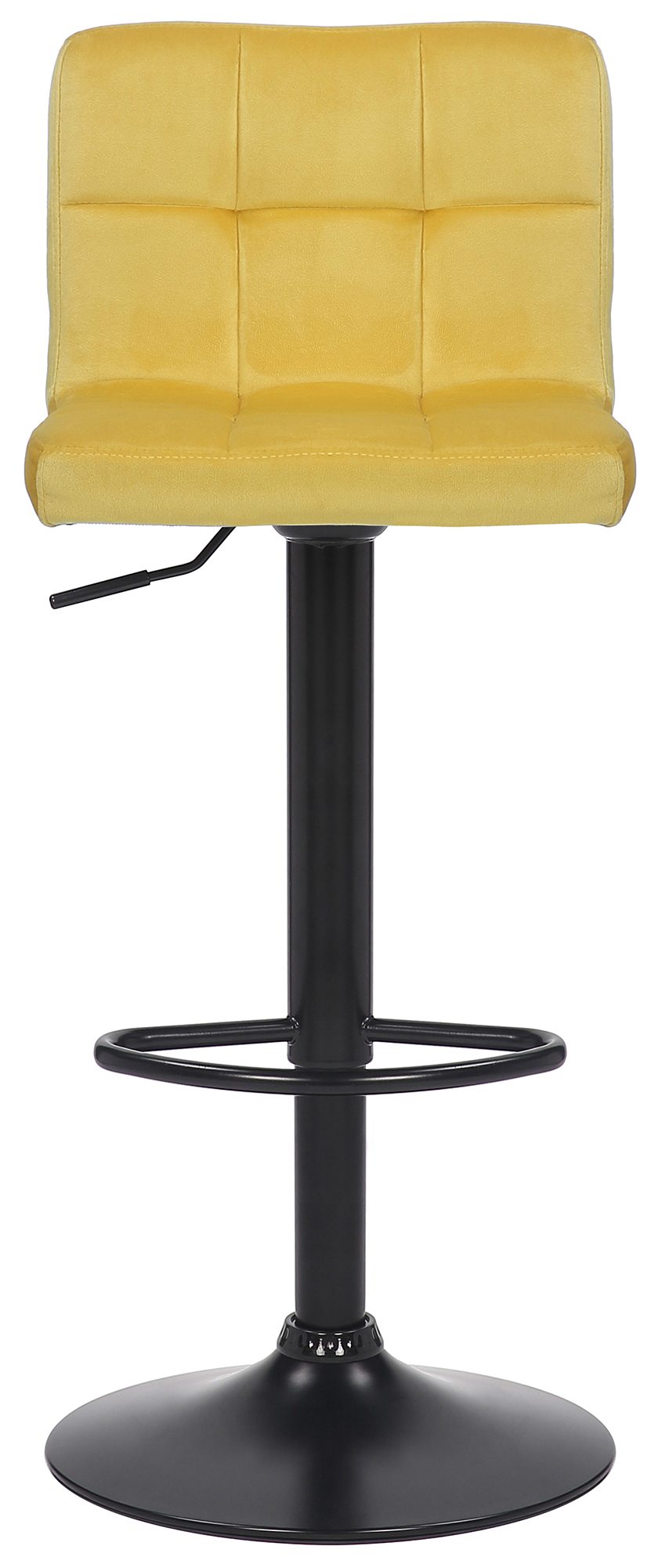 Lot de 4 tabourets de bar Feni velours