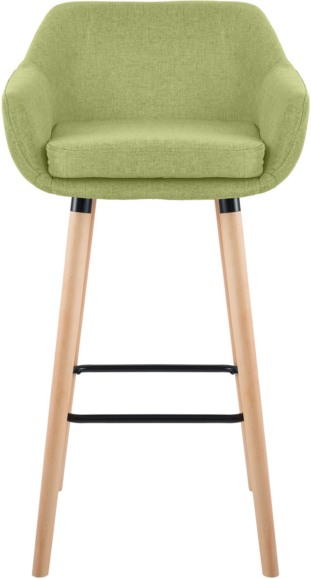 Lot de 2 tabourets de bar Grant en tissu
