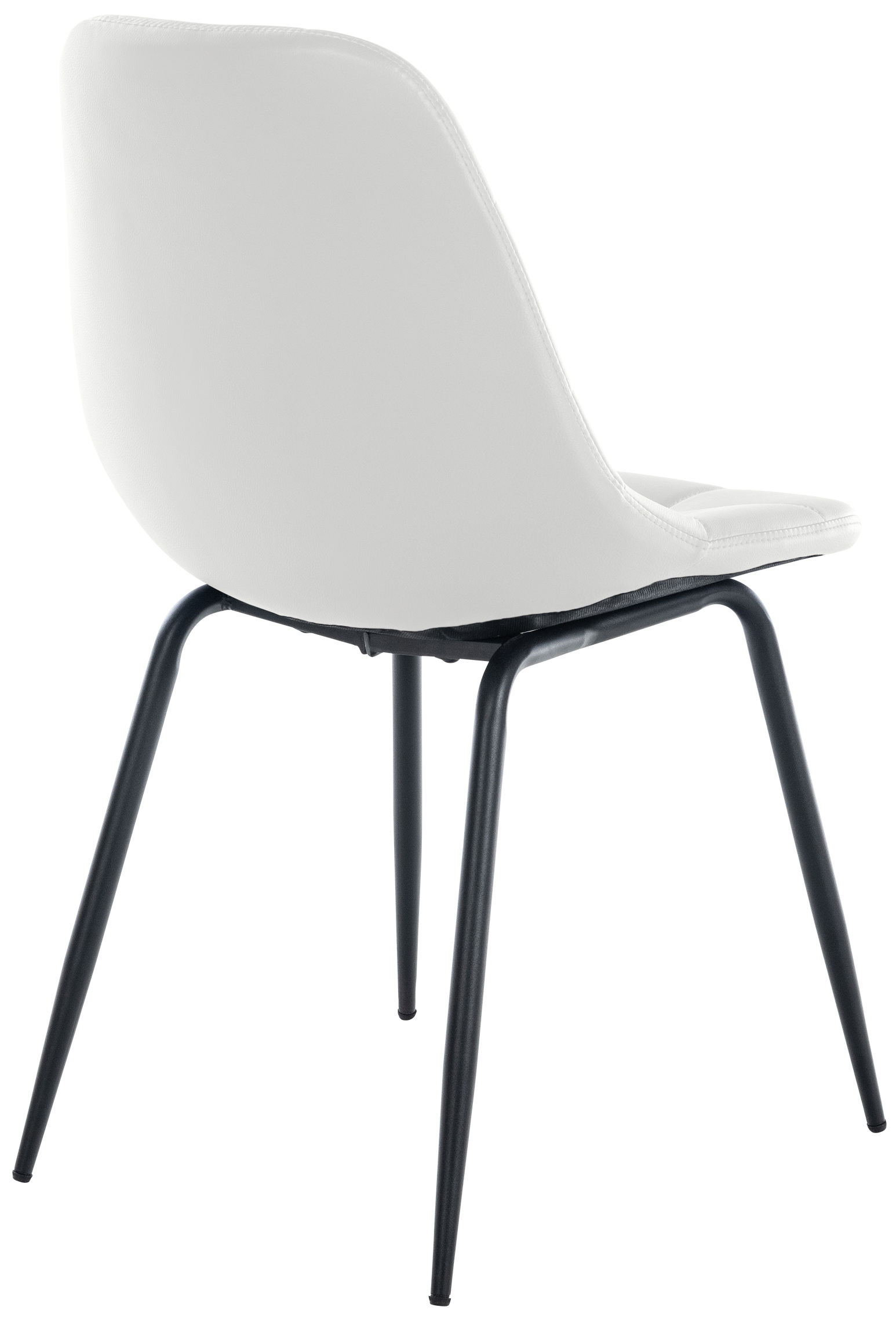Chaise de salle à manger Tom avec Pieds en métal noir