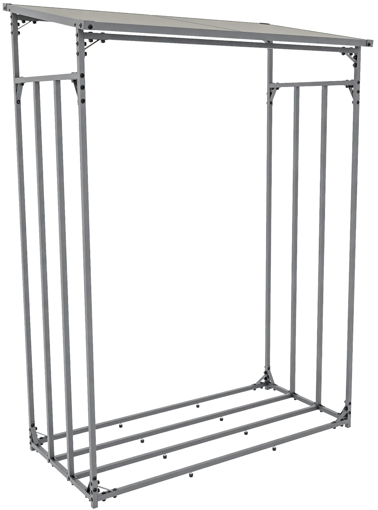 Abri pour bois de chauffage Ruston en Aluminium