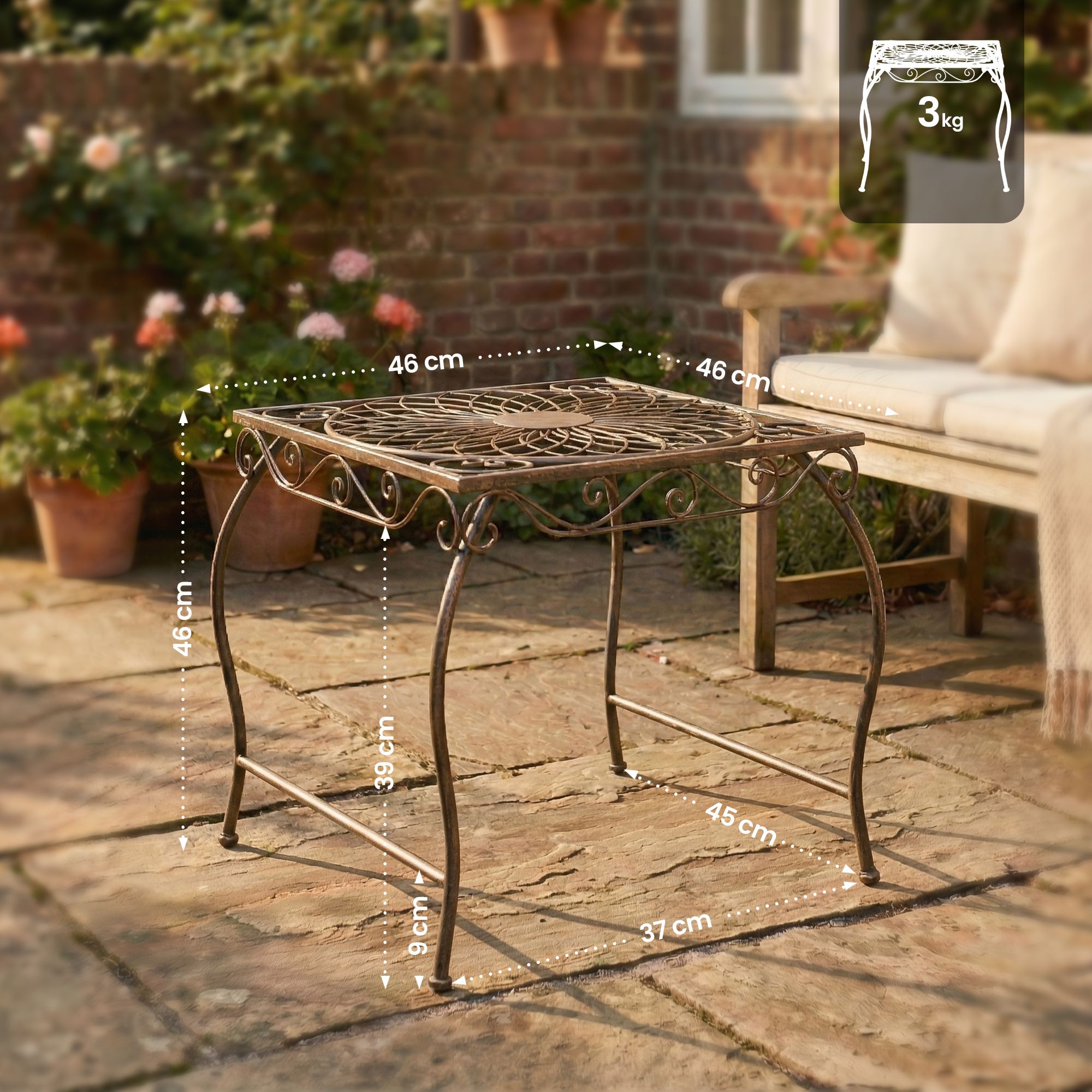 Table de jardin Zarina