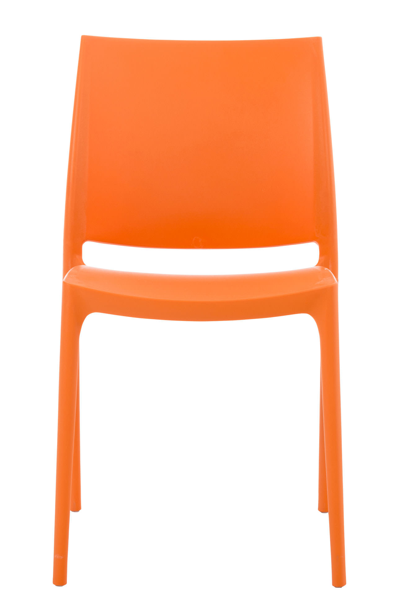 Lot de 2 chaises de jardin empilables Maya en plastique