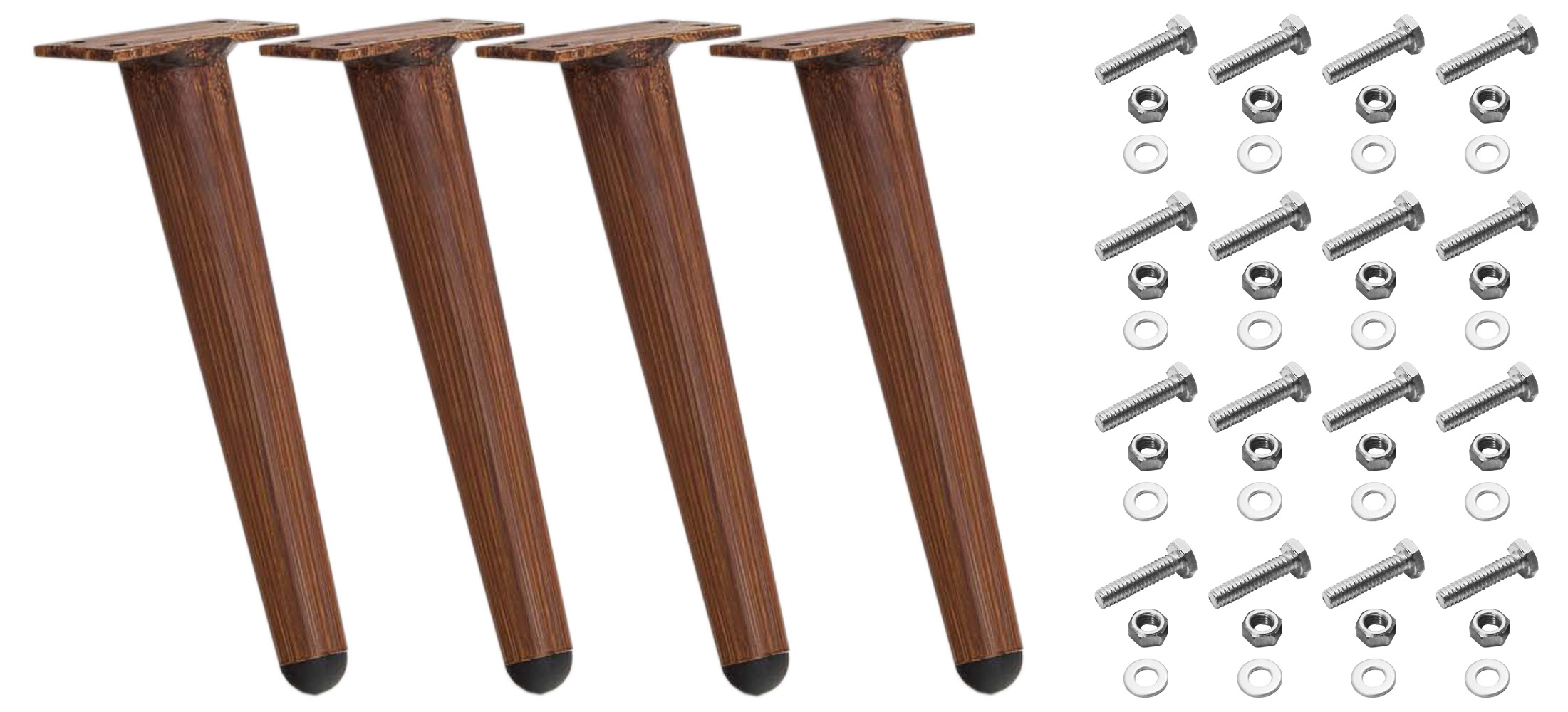 Lot de 4 pieds de meuble