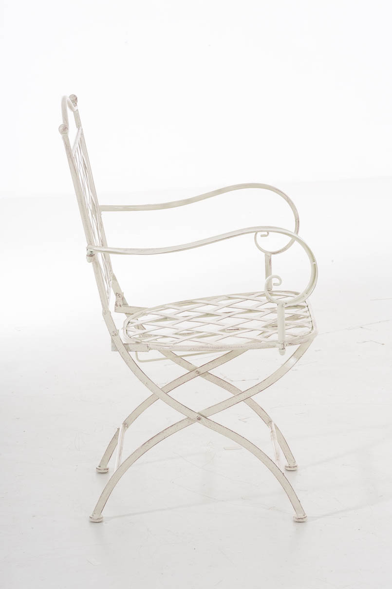 Chaise de jardin ADARA en fer forgé