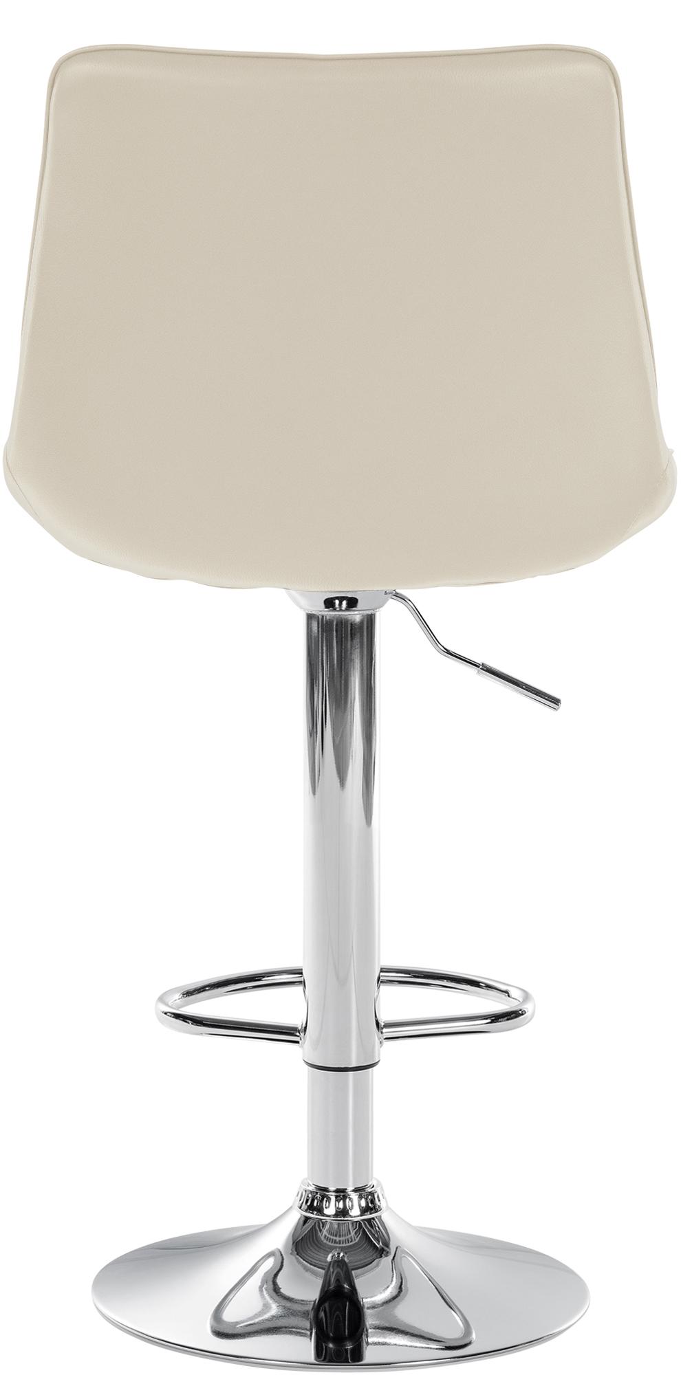 Tabouret de bar Toni en Similicuir Pied en Métal réglable pivotant