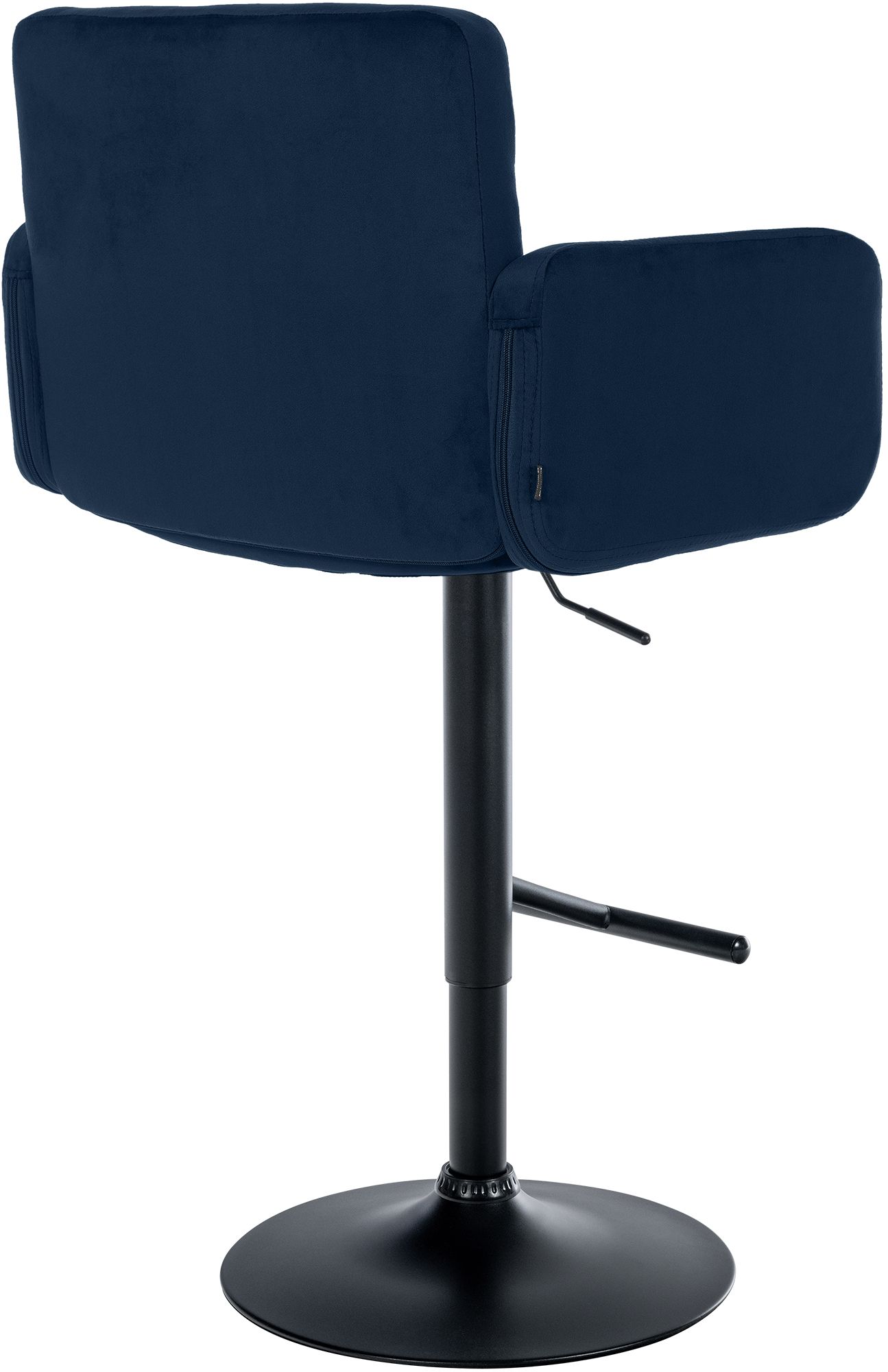Lot de 2 tabourets de bar Los Angeles velours