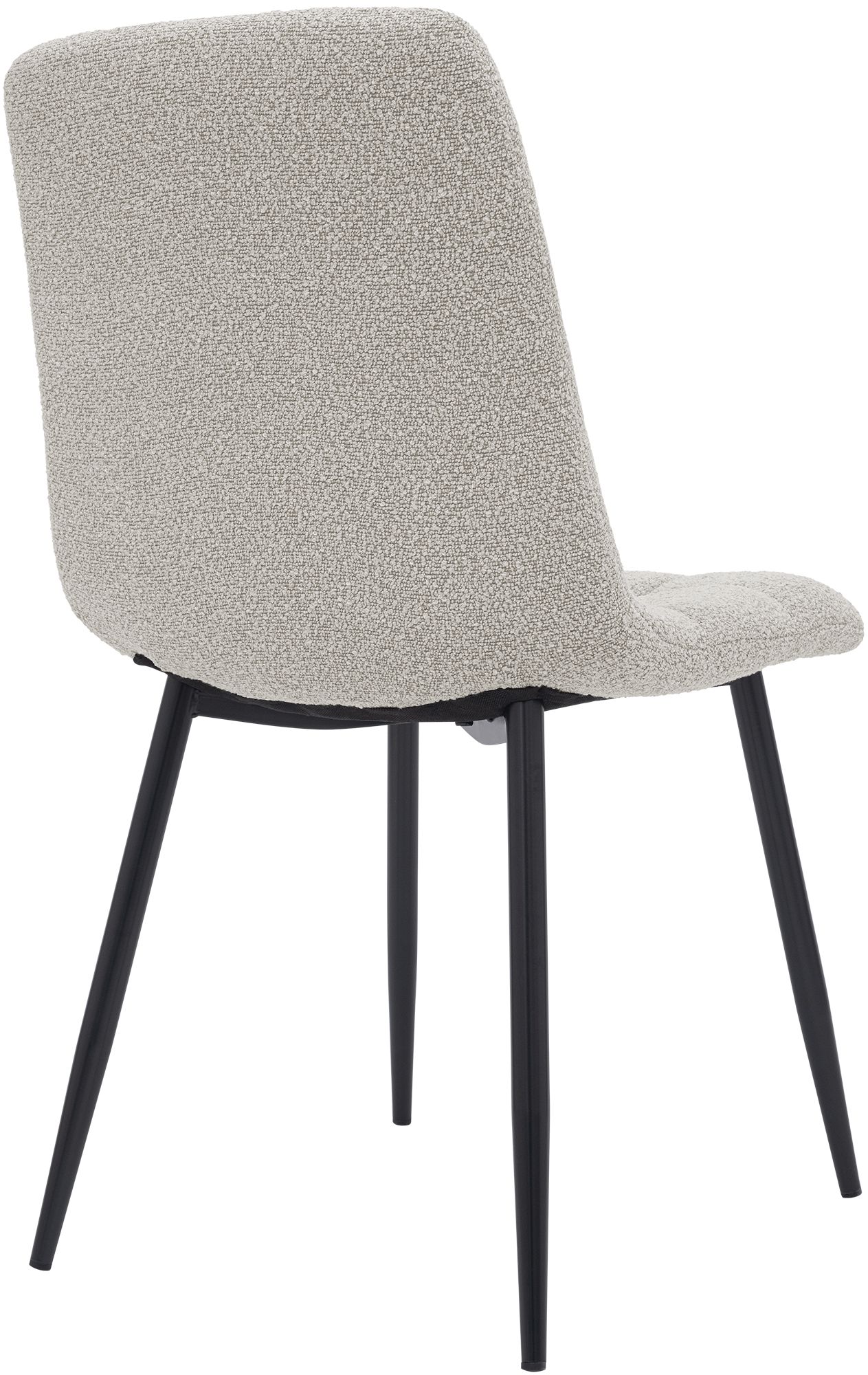 Chaise de salle a manger Antibes en tissu teddy