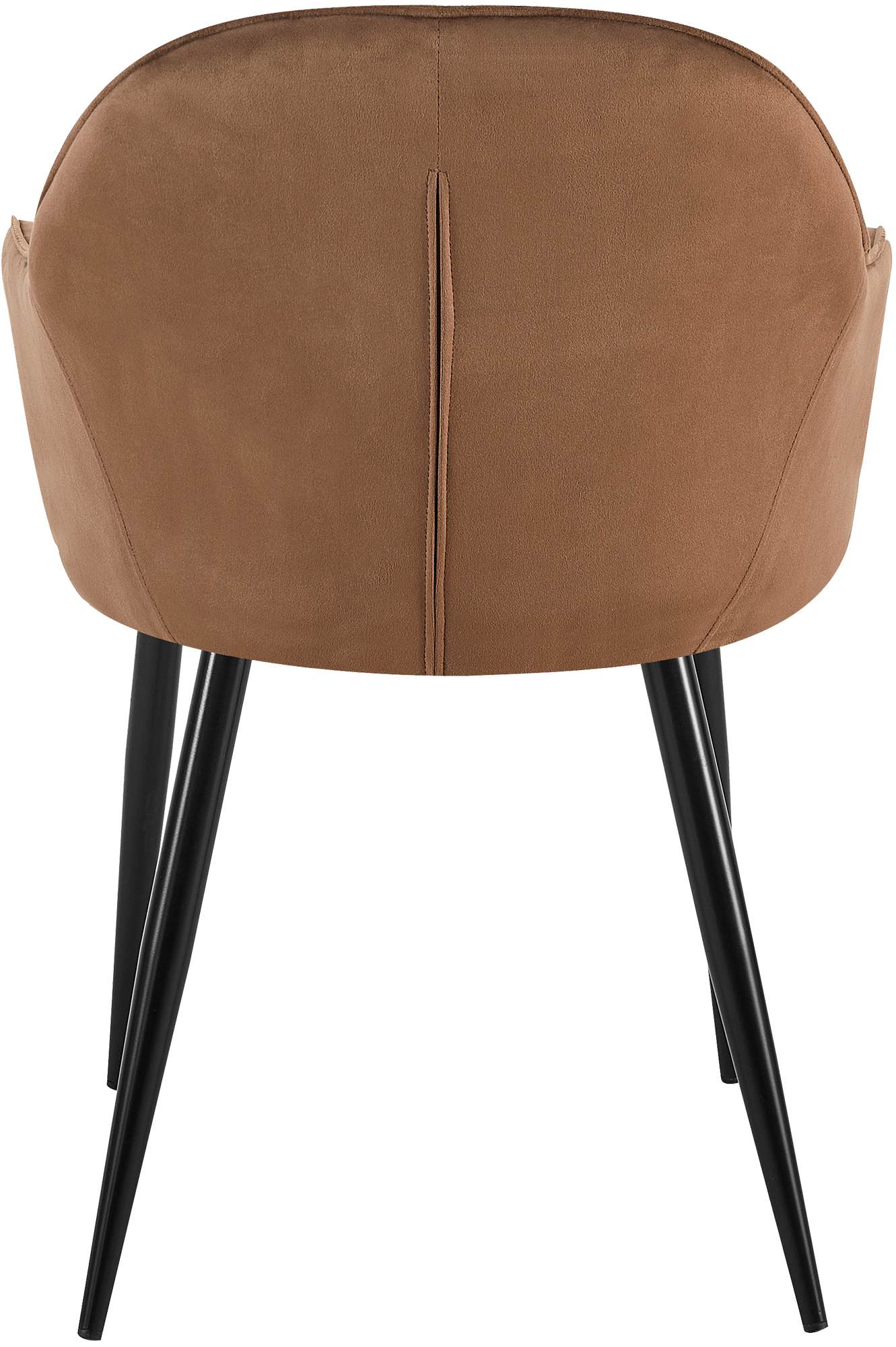 Lot de 2 chaises de salle à manger Boise velours