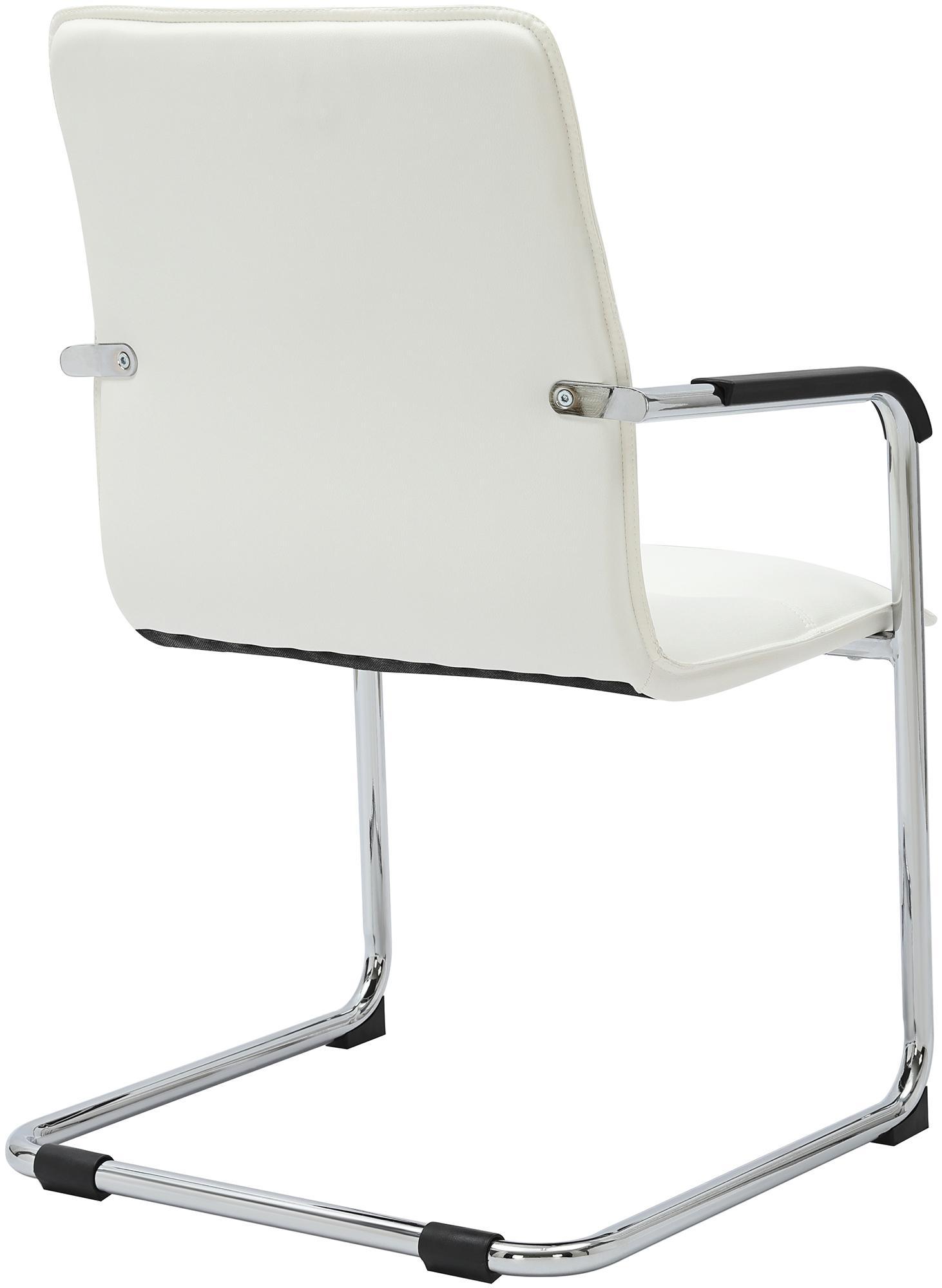 Chaise cantilever Seattle en similicuir