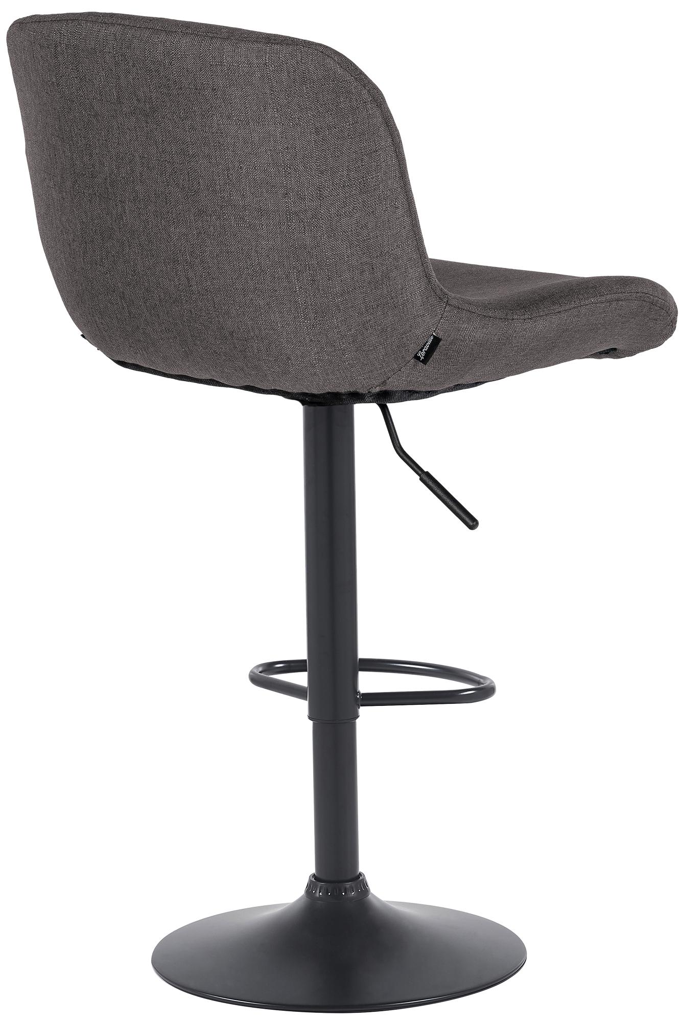 Tabouret de bar Solon noir