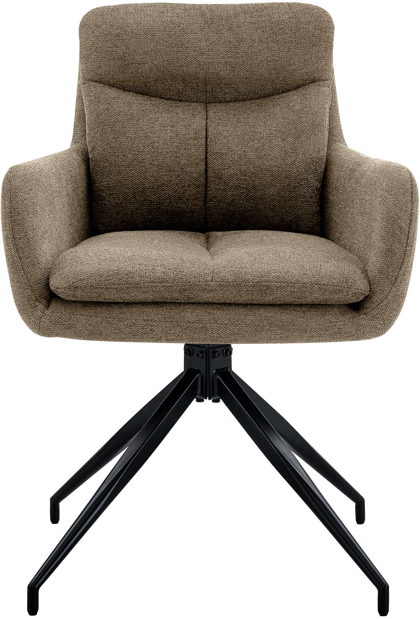 Lot de 2 chaises de salle à manger Somers tissu
