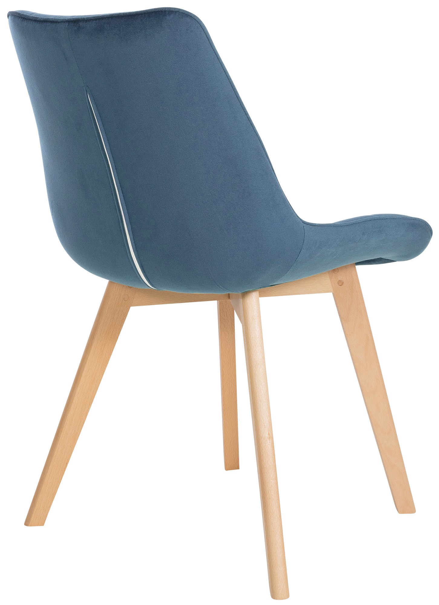 Lot de 2 chaises Brook velours