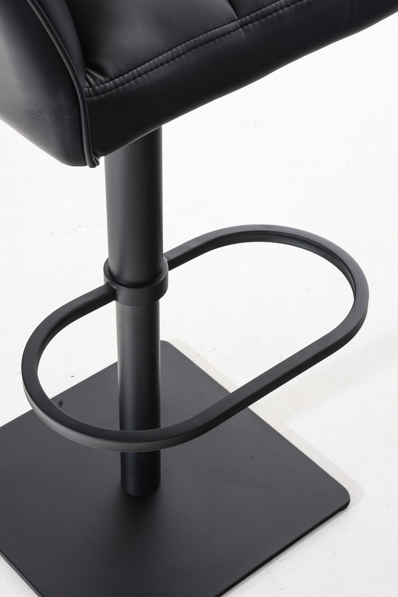 Lot de 2 tabourets de bar Damaso en similicuir