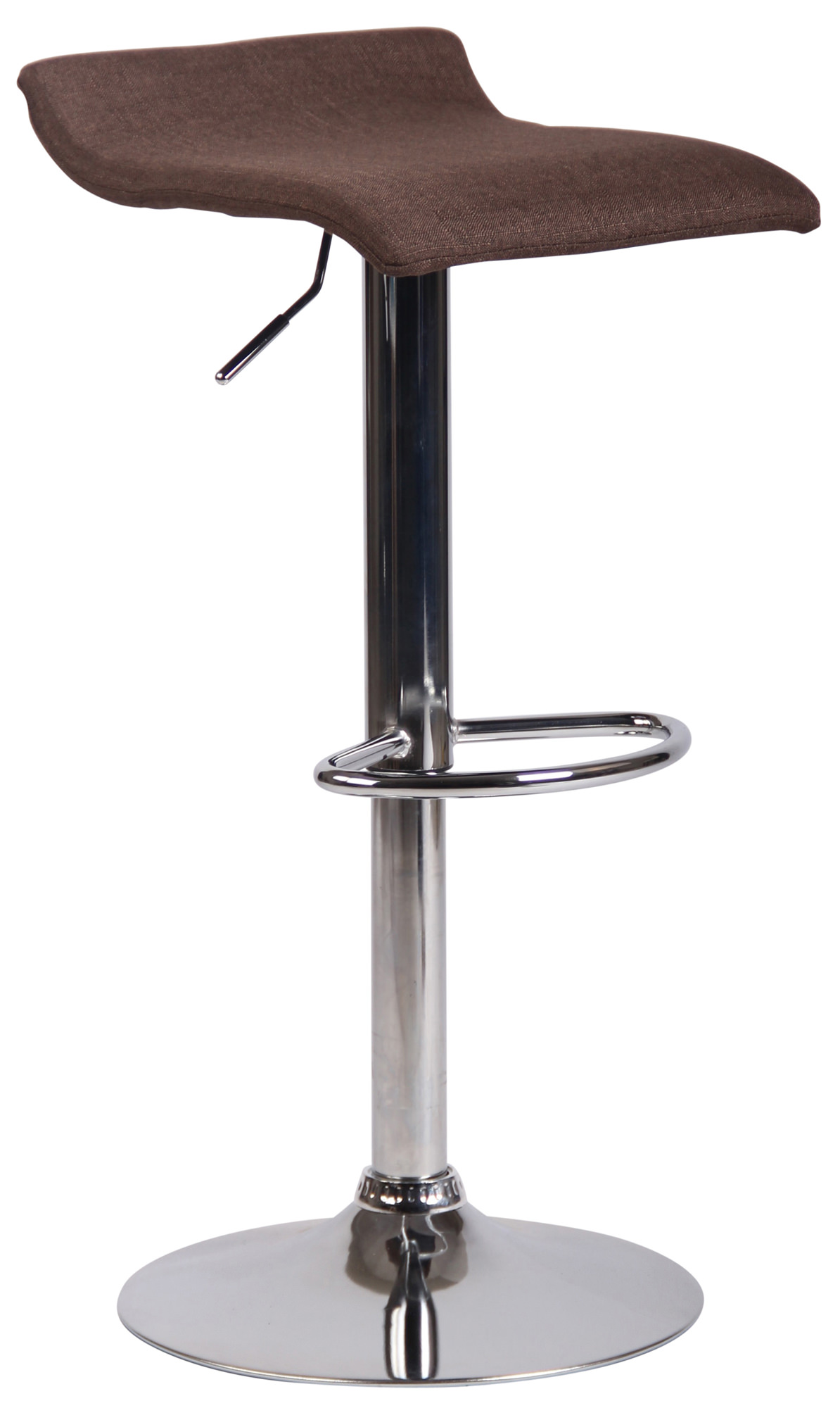 Tabouret de bar Dyn V2 tissu avec pied en métal