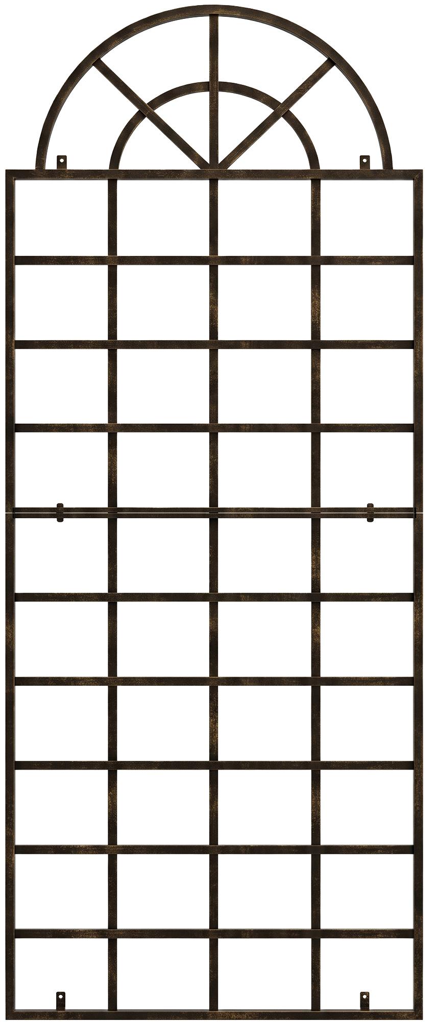 Lot de 2 treillis muraux Viva avec fixation murale