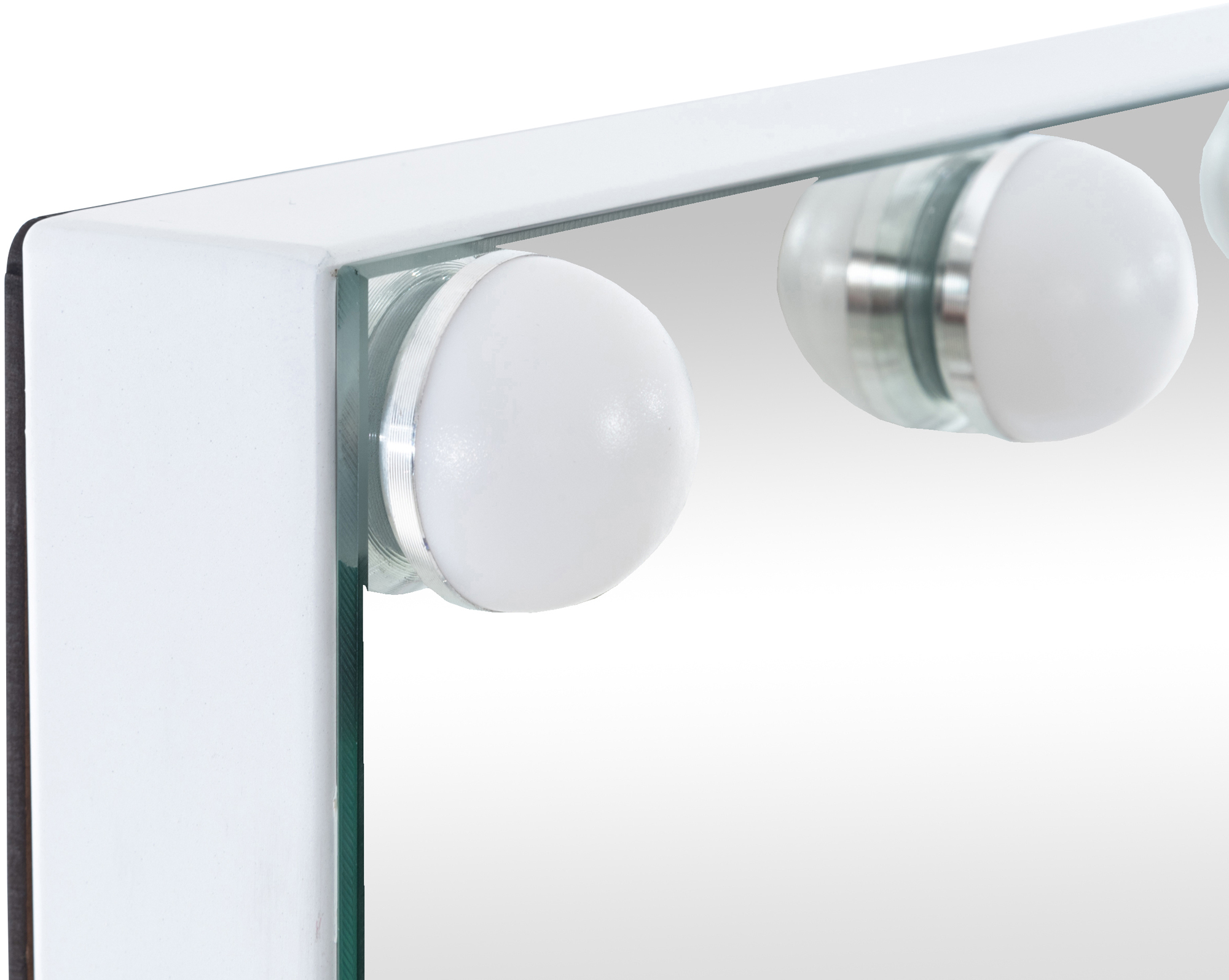 Miroir Led de Maquillage Murrieta avec lumière réglable et port USB