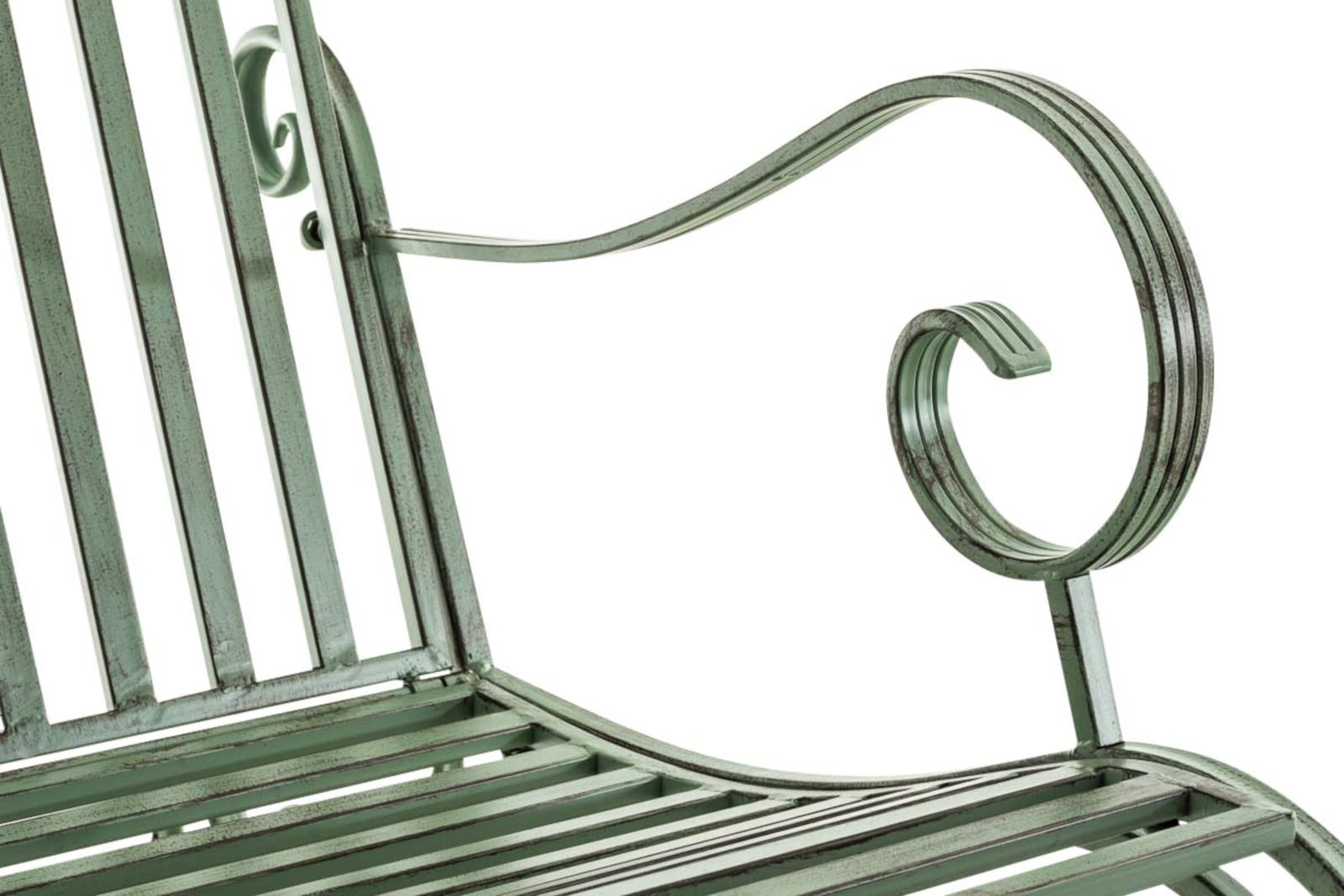 Lot de 2 Fauteuils à bascule d'extérieur Smilla en fer forgé