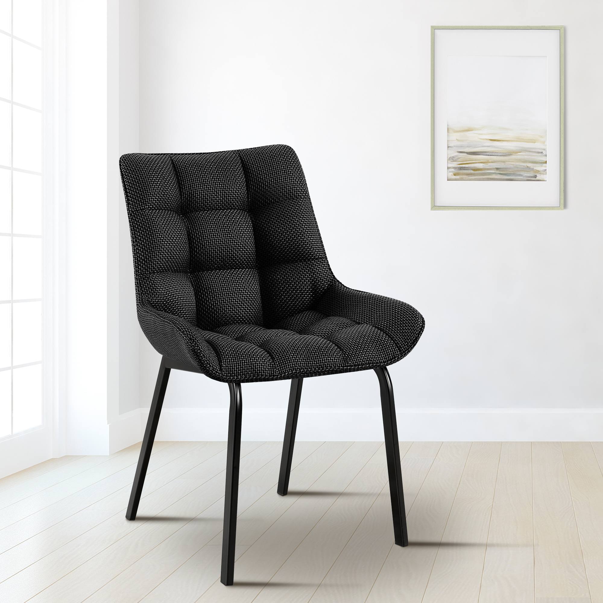 Lot de 2 chaises de salle à manger Saranda
