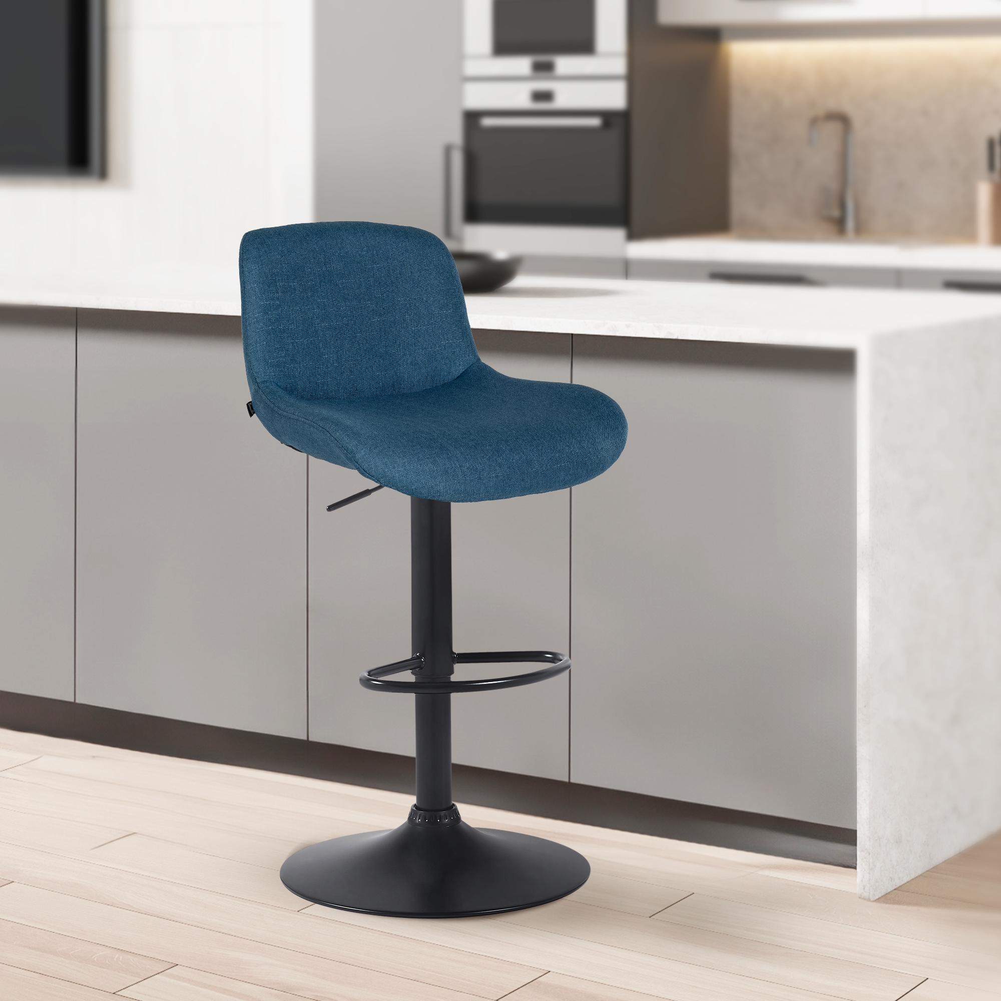 Tabouret de bar Solon noir