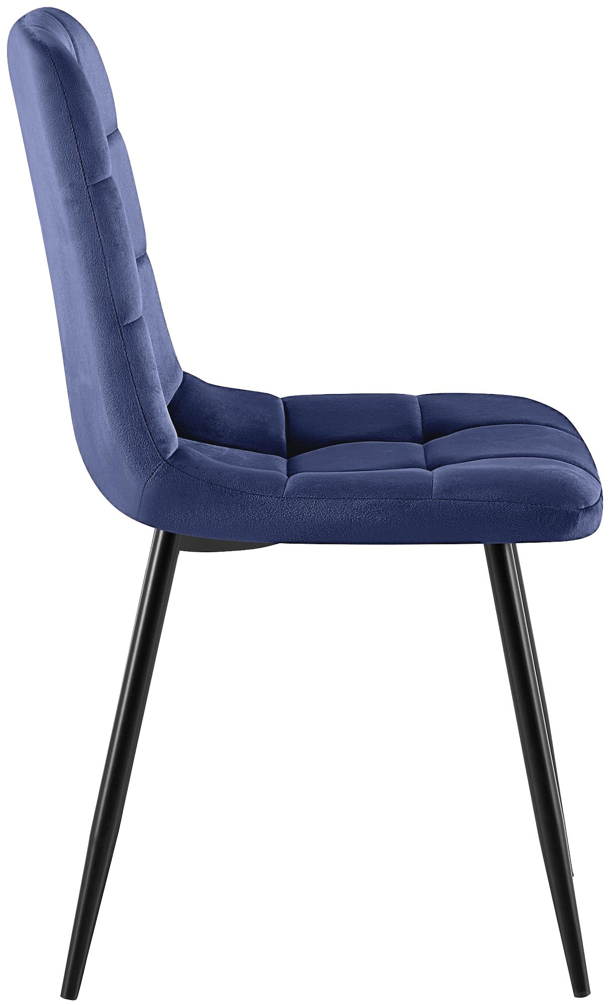 Chaise de salle a manger Antibes en velours