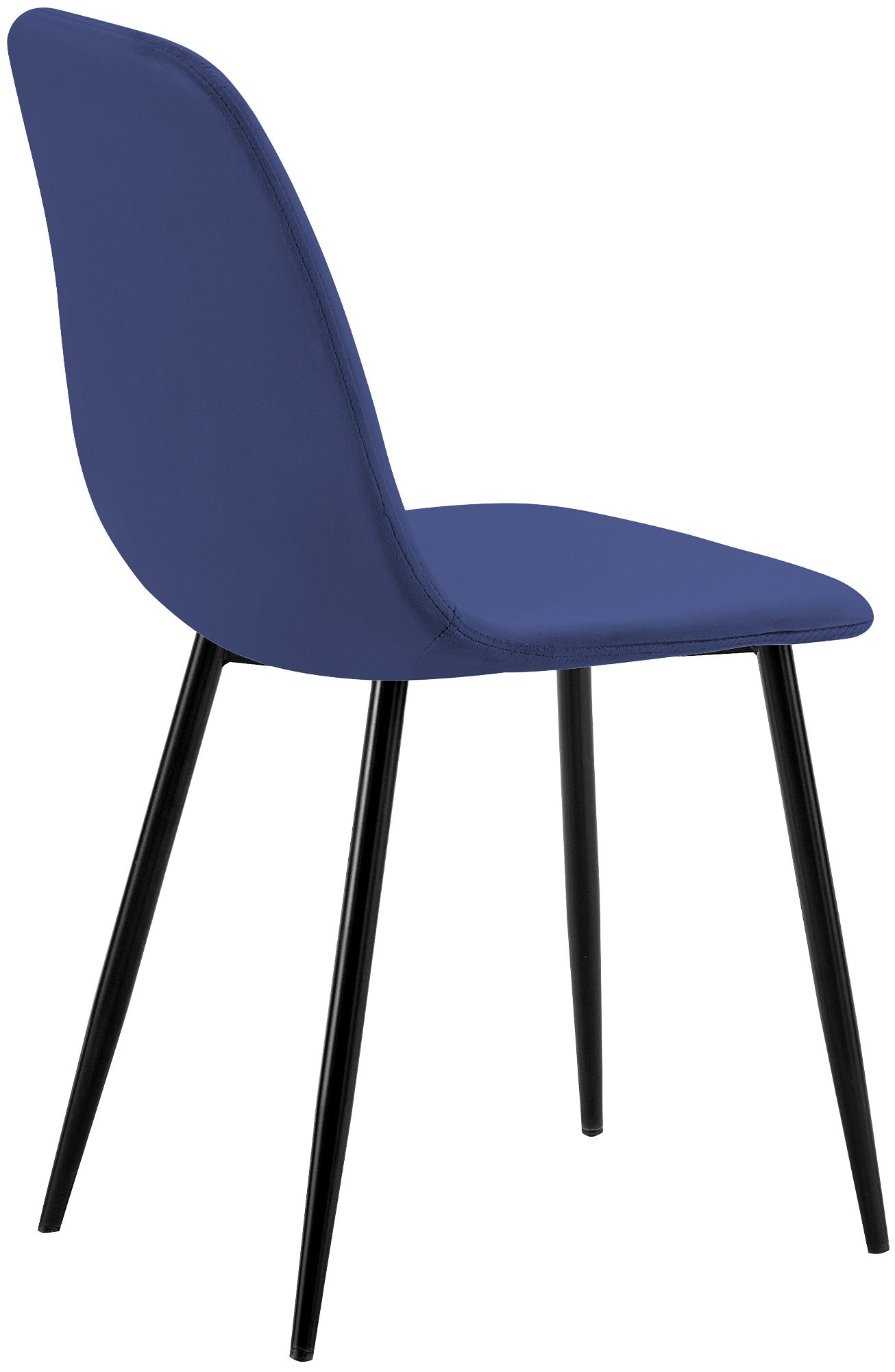 Lot de 4 chaises de salle a manger Baxter en velours