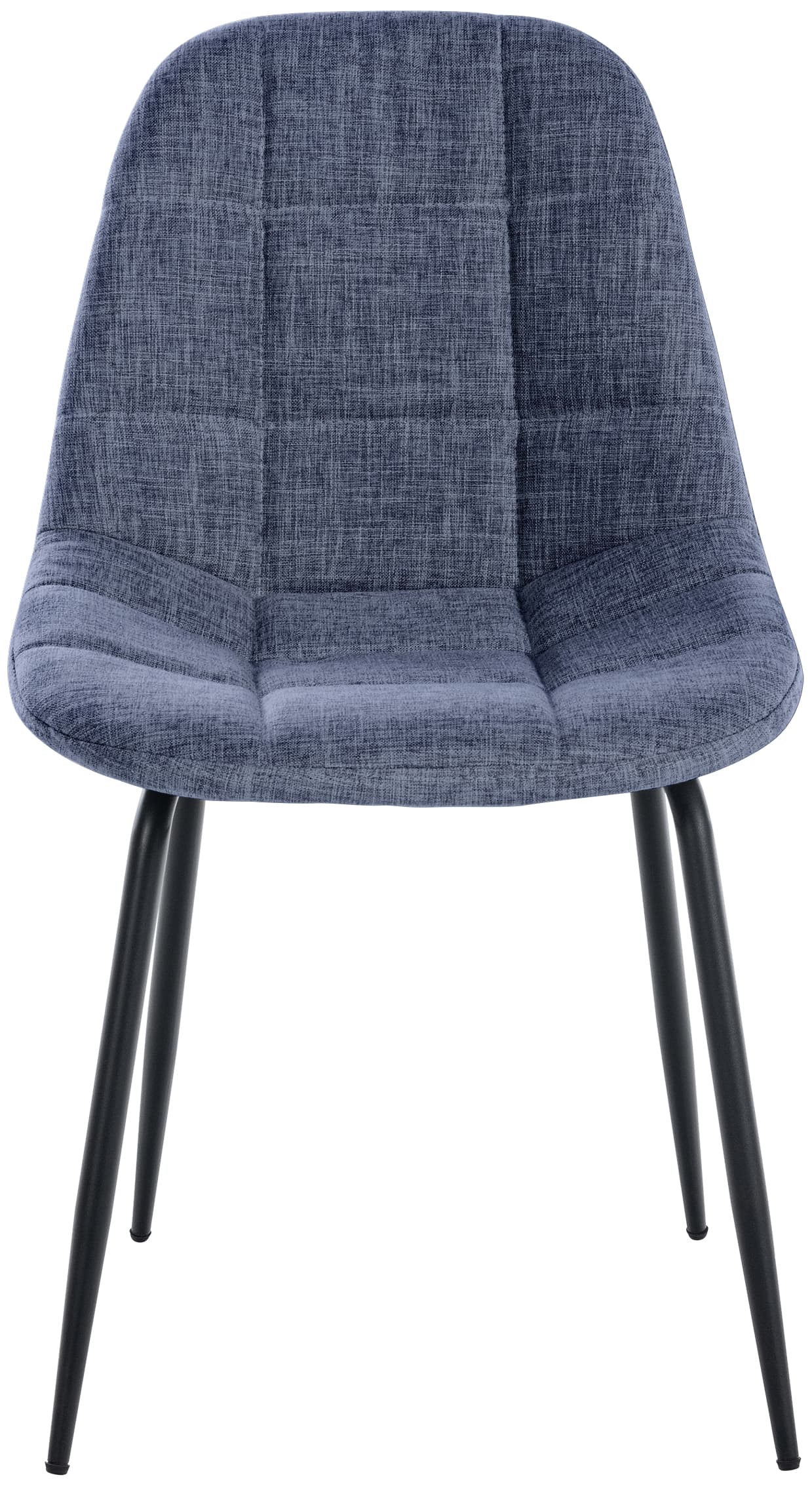 Chaise de salle à manger Tom avec Pieds en métal noir