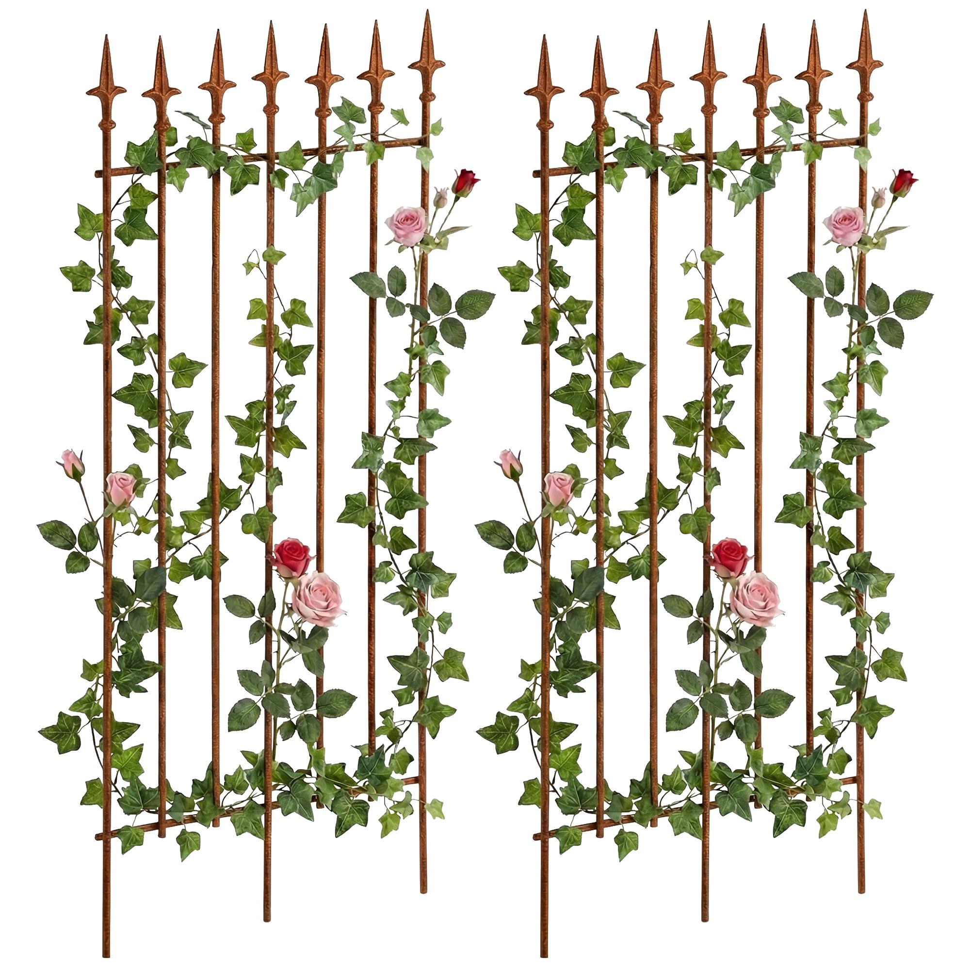 Lot de 2 treillages Elisa 100 x 50 cm