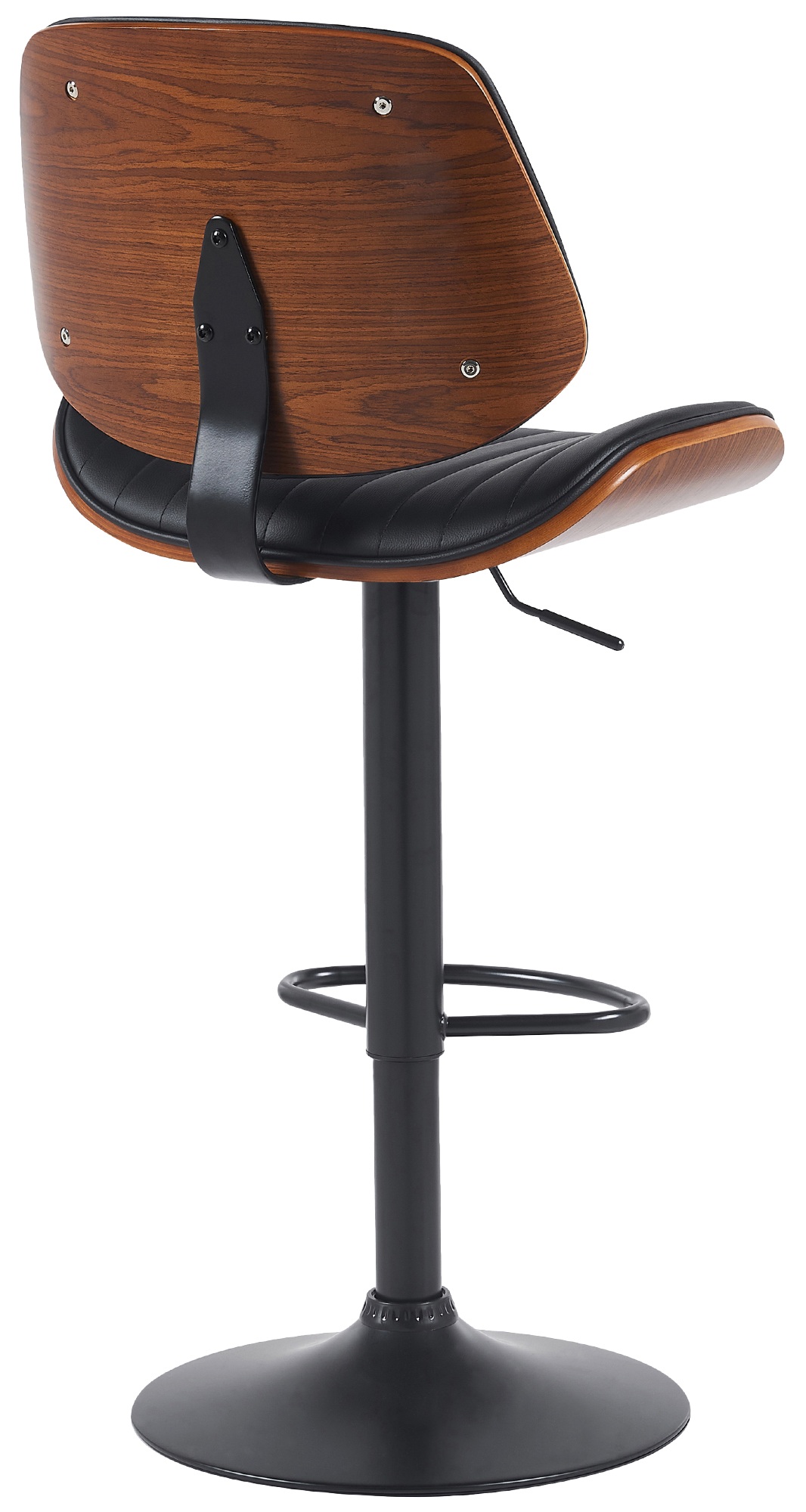 Lot de 2 tabourets de bar Clawson en similicuir