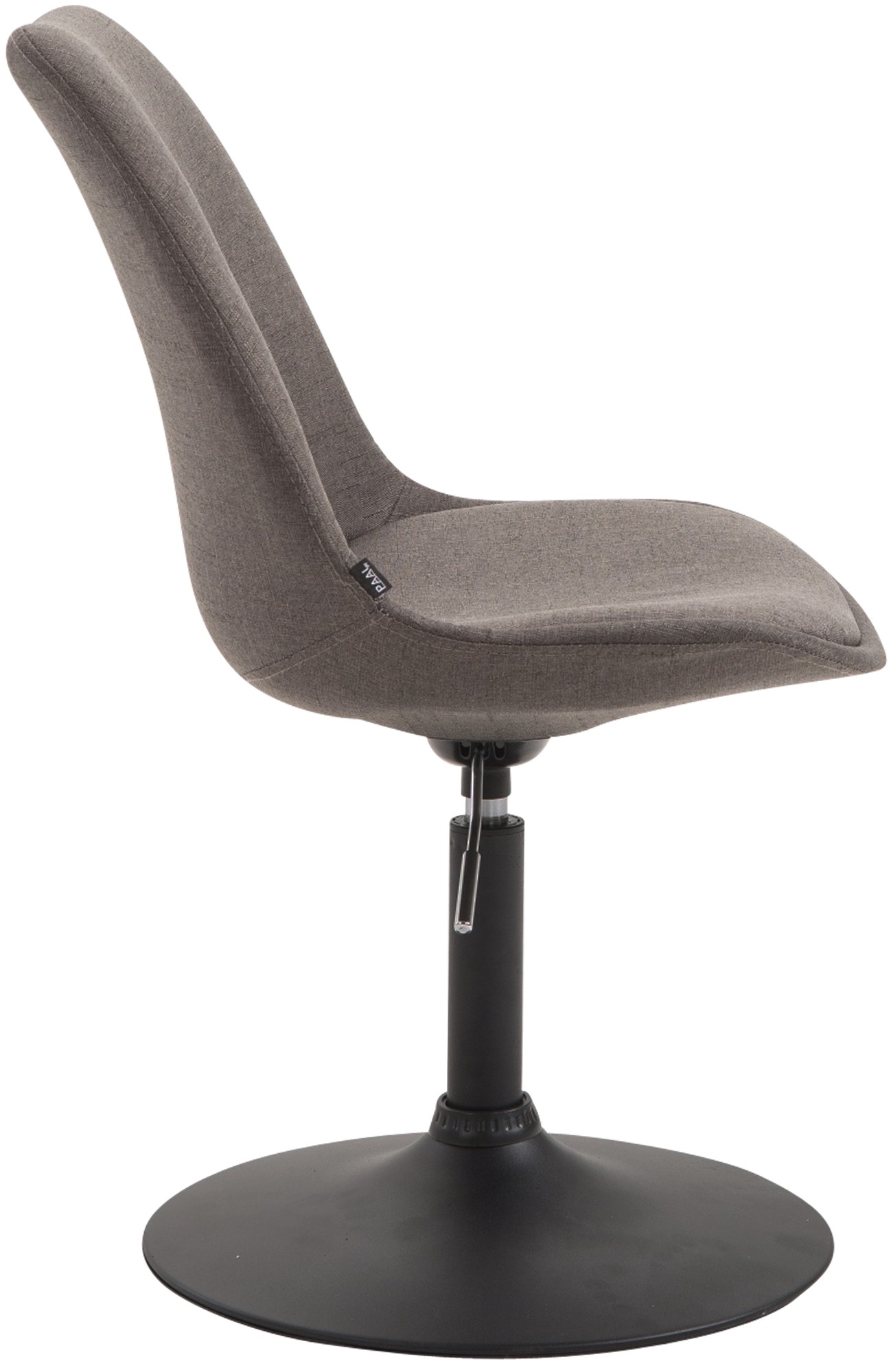 Chaise de salle à manger Maverick tissu avec pied trompette