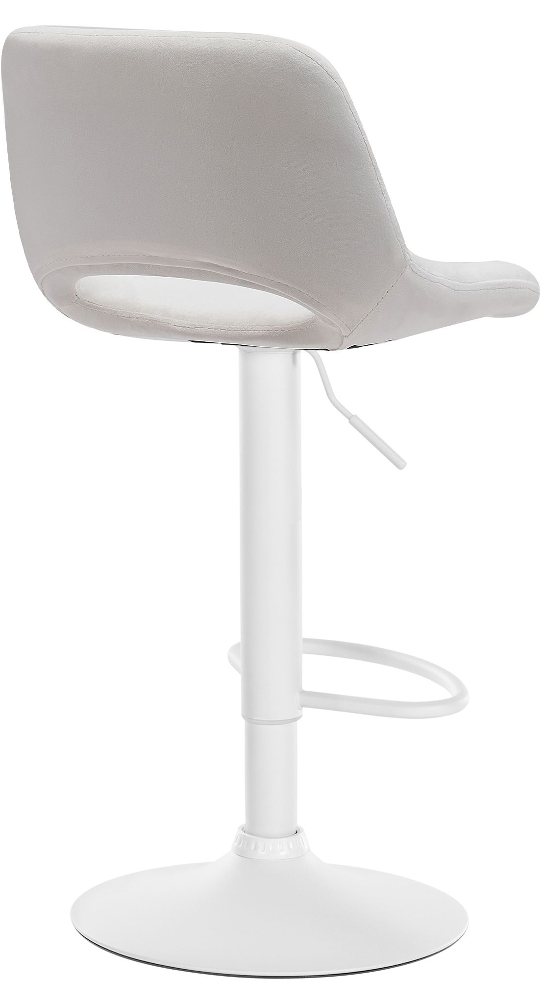 Lot de 2 tabourets de bar Camden velours