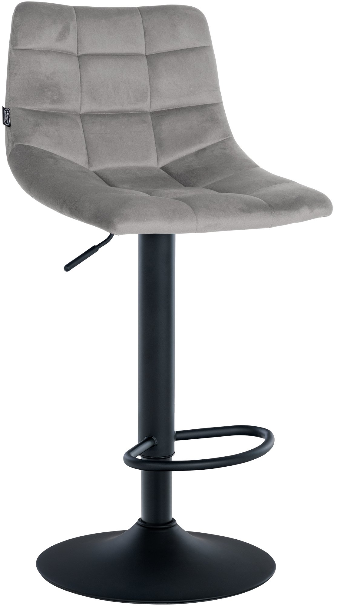 Tabouret de bar Jerry velours