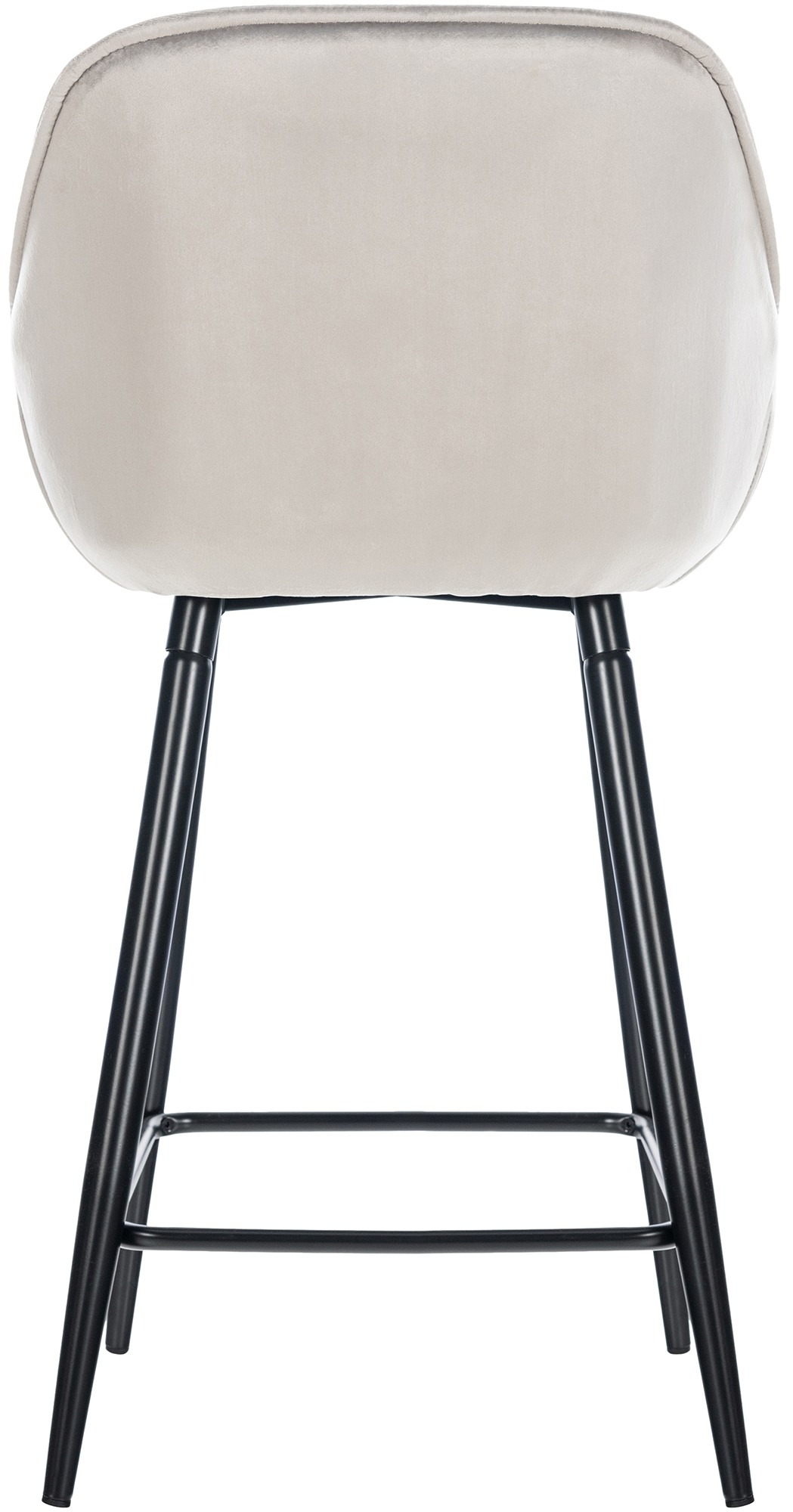 Lot de 2 Tabourets de bar Gibson avec Pieds en Métal