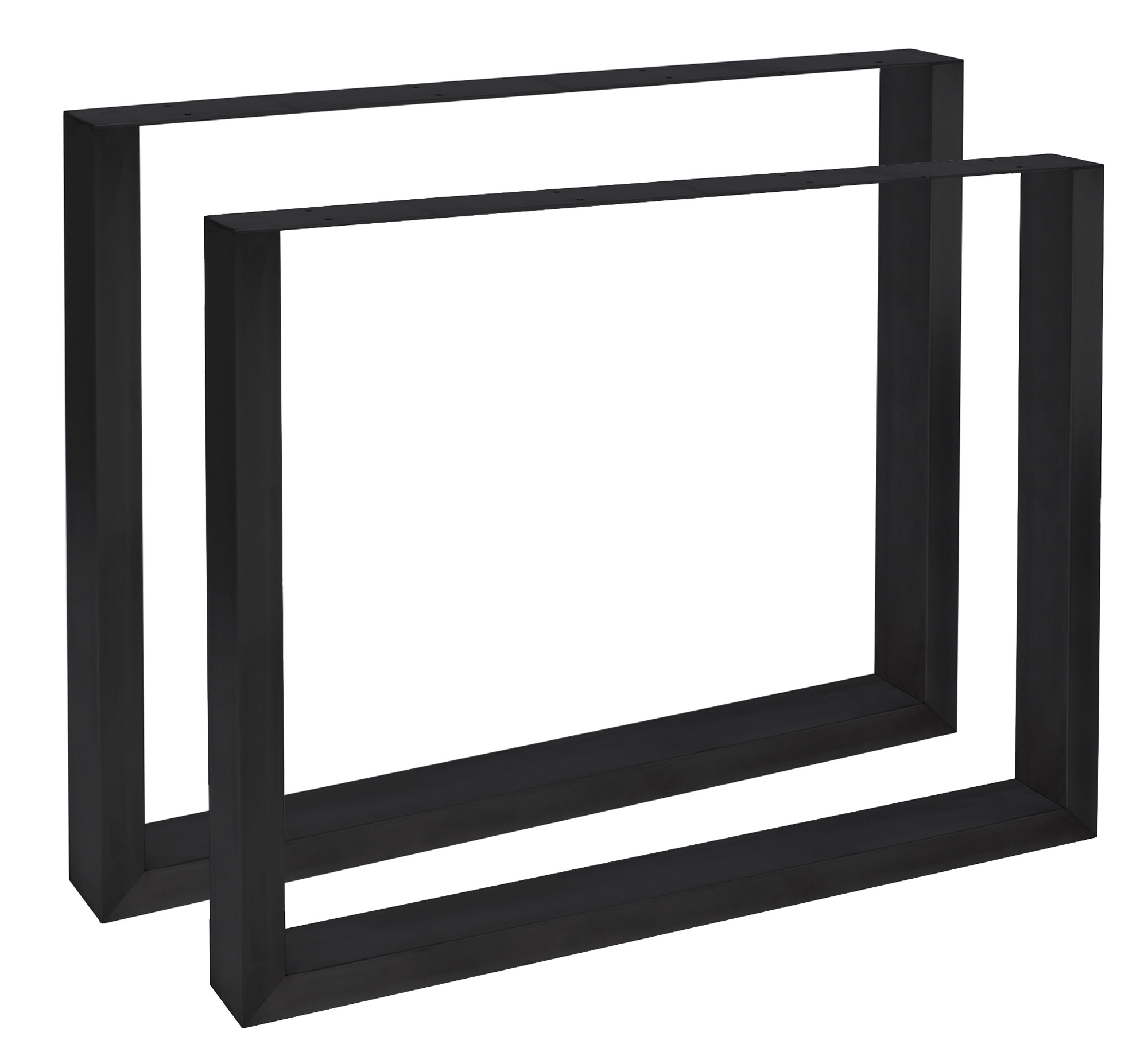 Lot de 2 Pieds design Industriel Velden pour table à manger