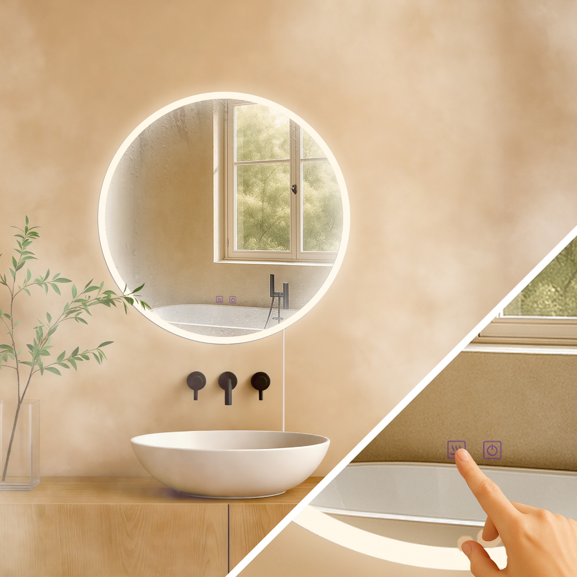 Miroir de salle de bain Laconia