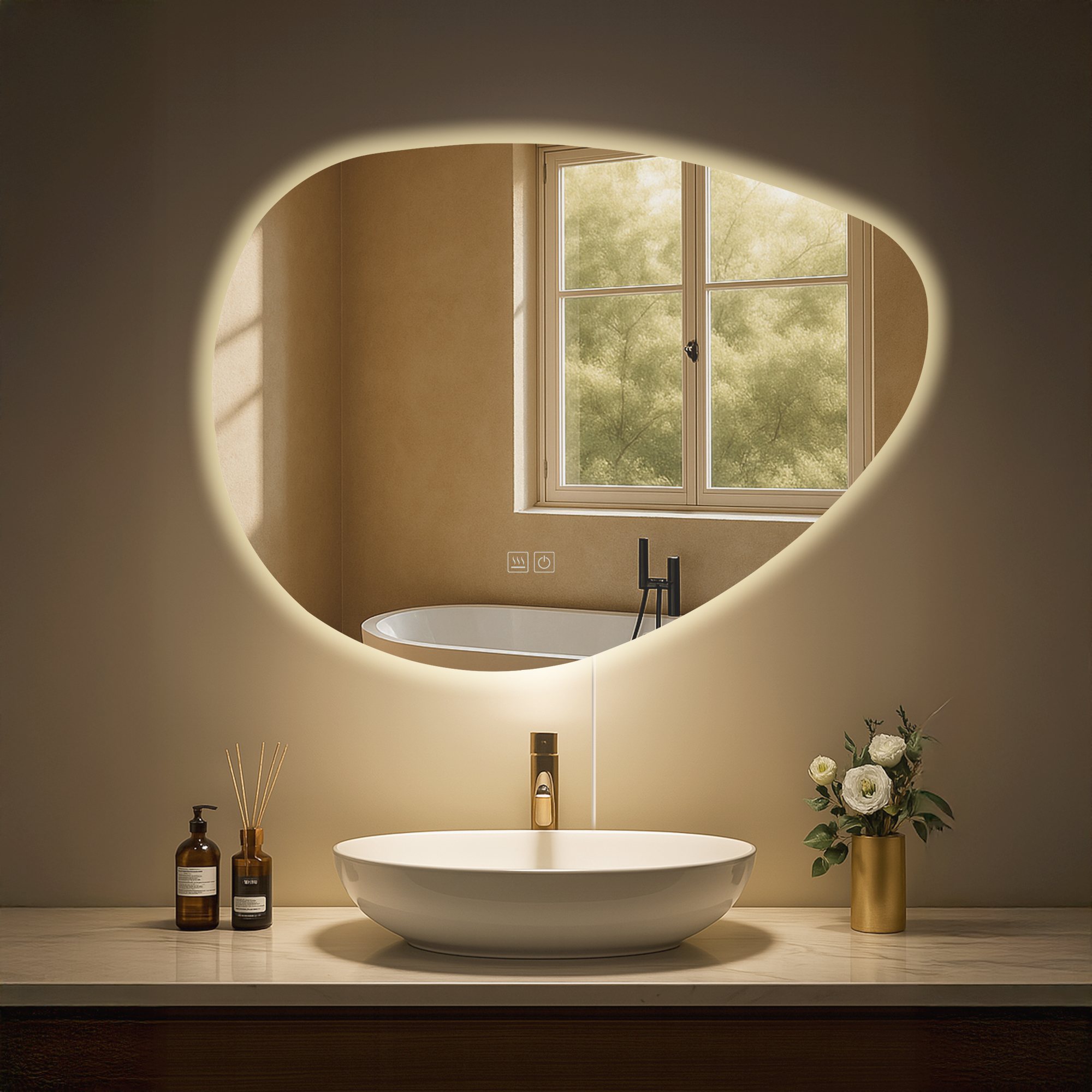 Miroir de salle de bain Almafie